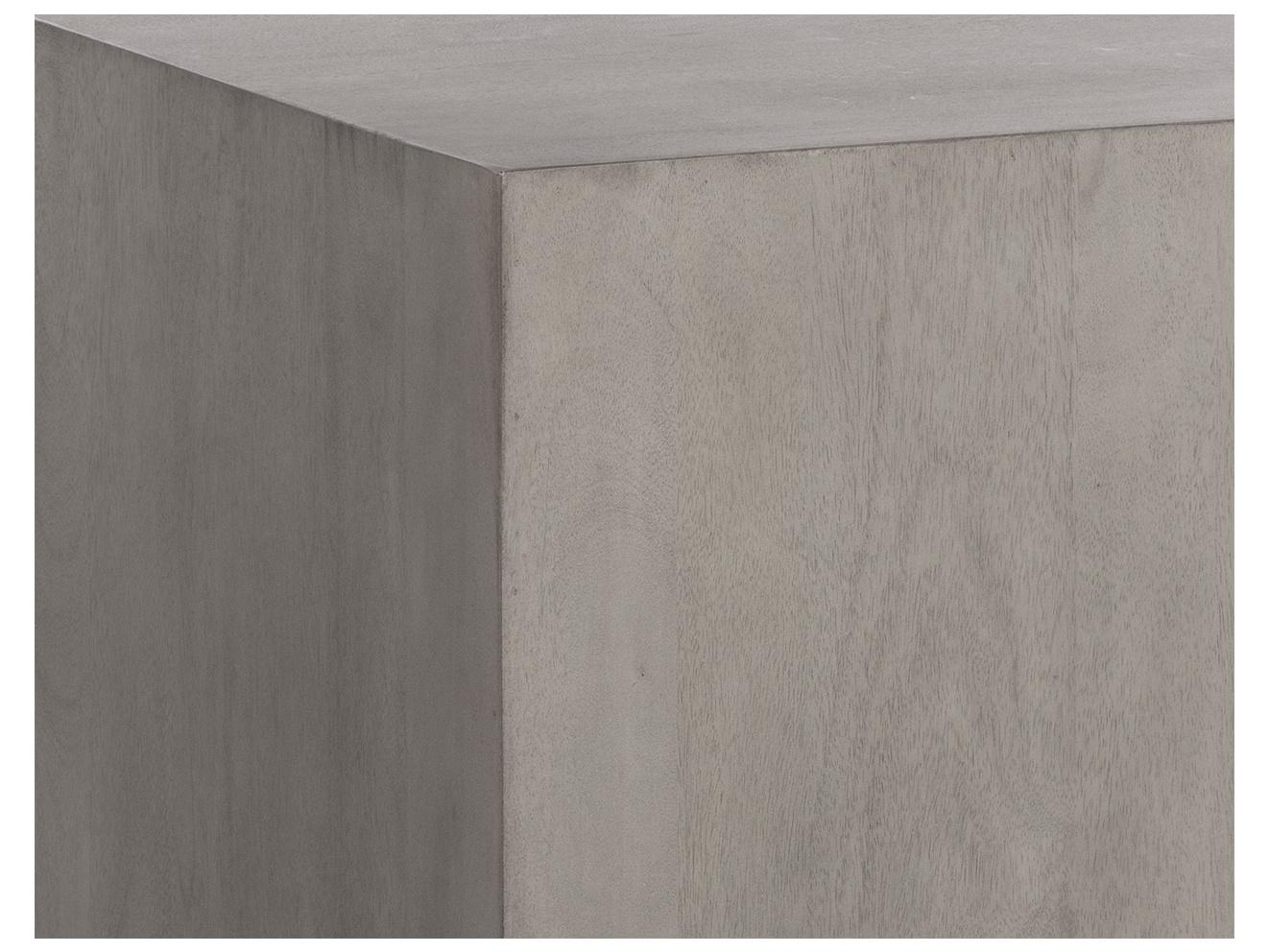 Sunpan Frezco Square Wood Grey End Table