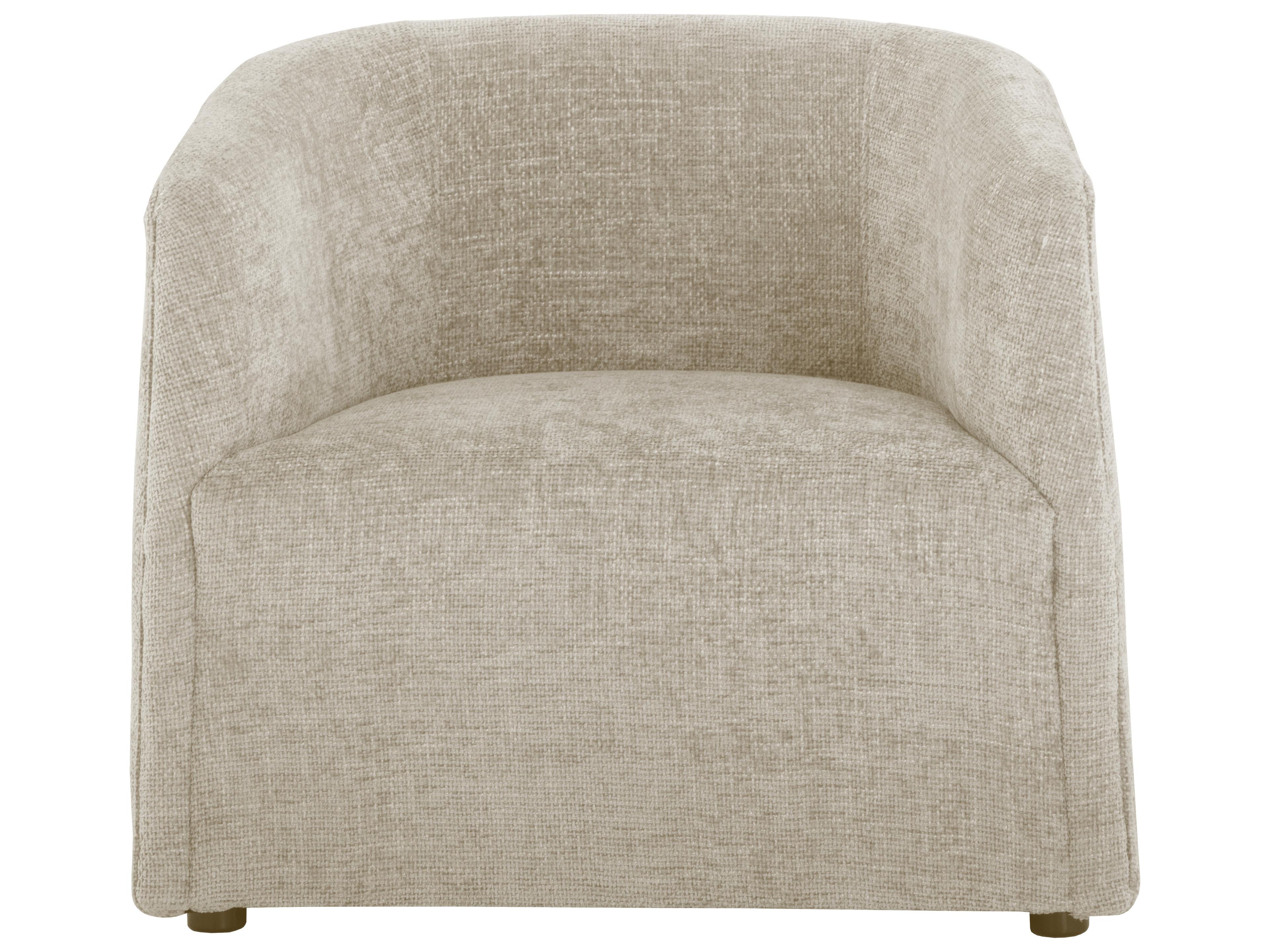 Sunpan Serenade Beige Fabric Accent Chair
