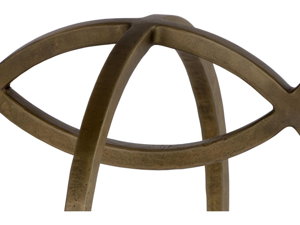 Sunpan Alicent Round Marble White End Table