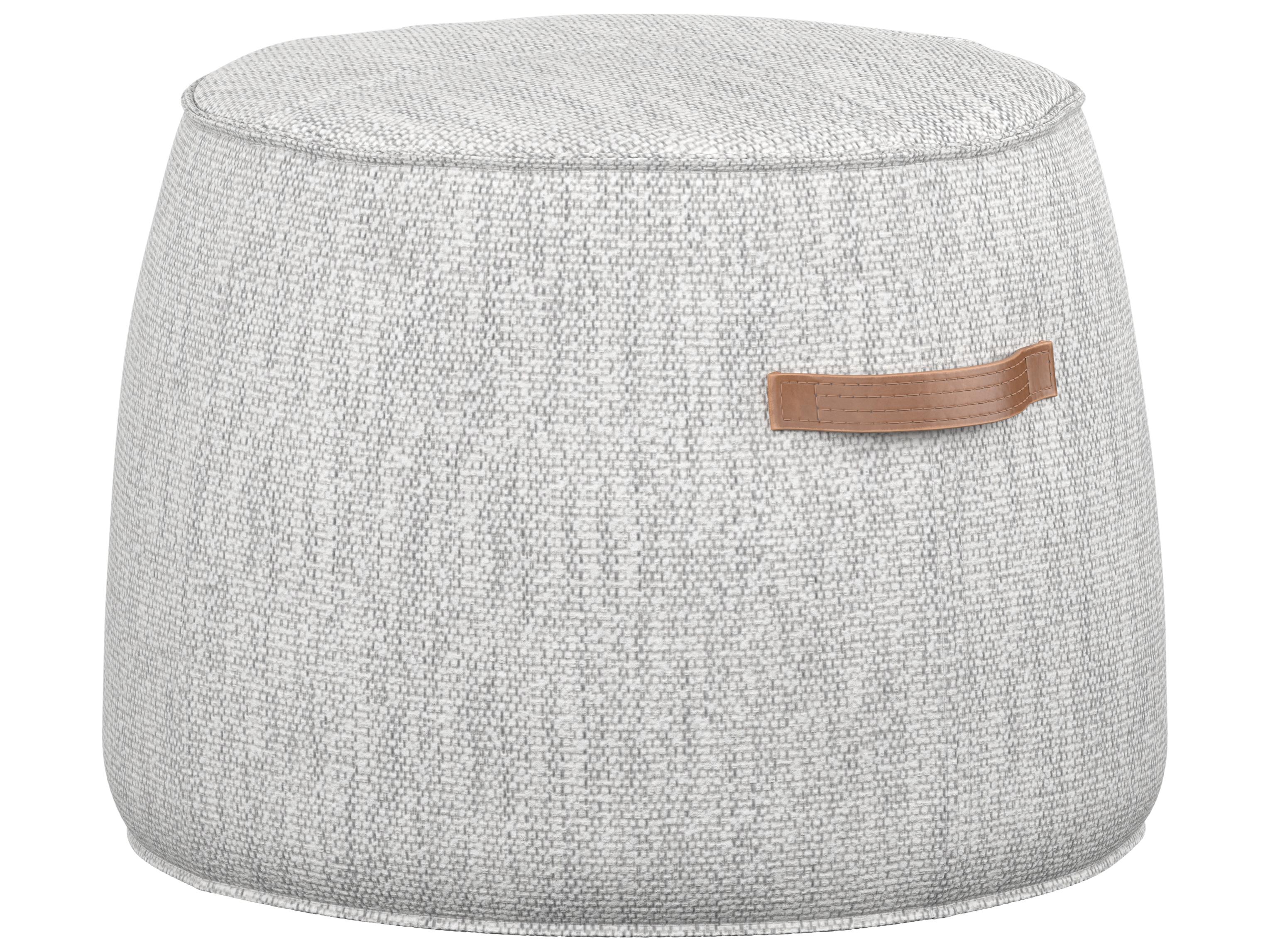 Sunpan Mitchell Ottoman in Merino Cotton
