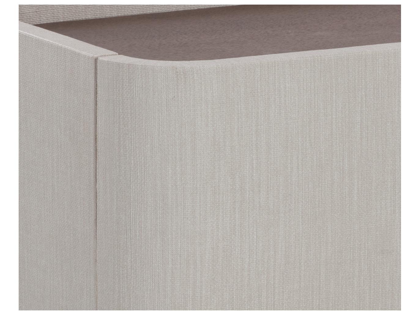 Sunpan Jamille 2-Drawers Cream Nightstand