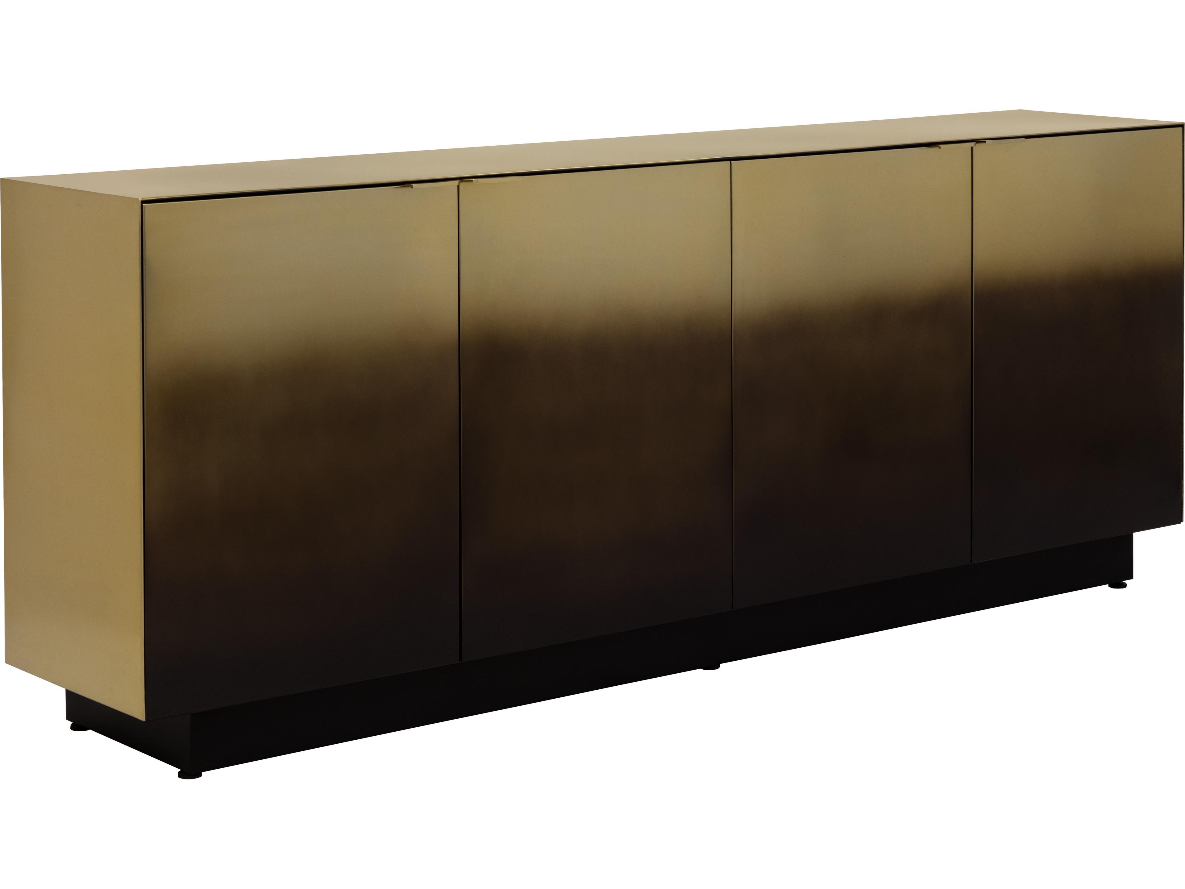 Sunpan Calvosa 88" Bronze Black Sideboard