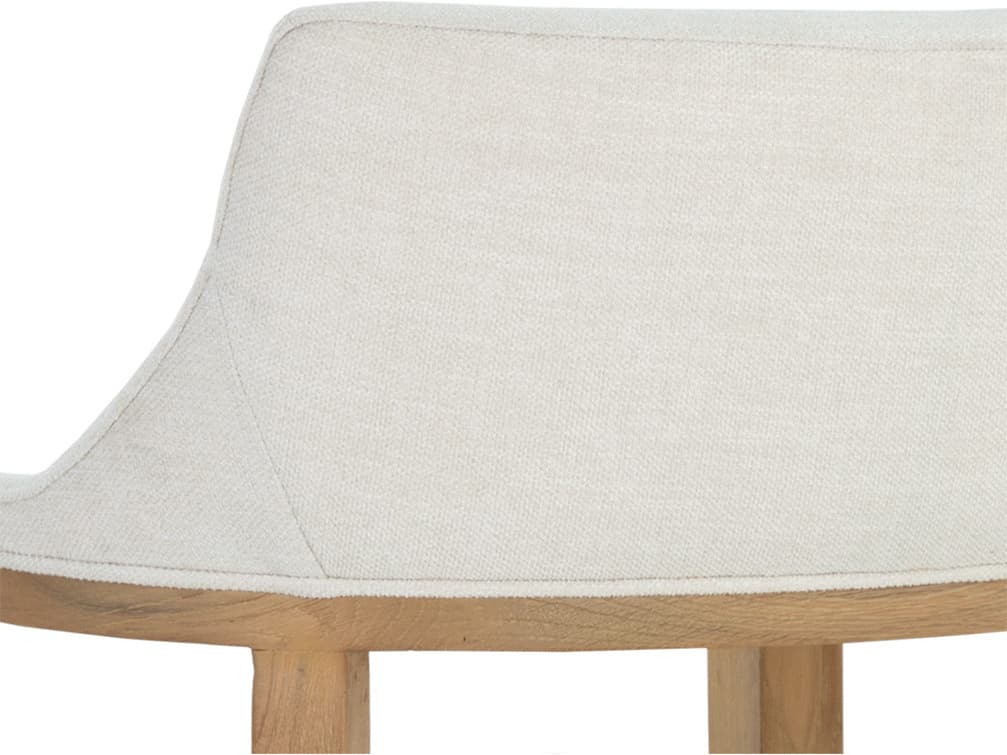 Sunpan Brylea Brylea Dining Armchair Natural Heather Ivory Tweed