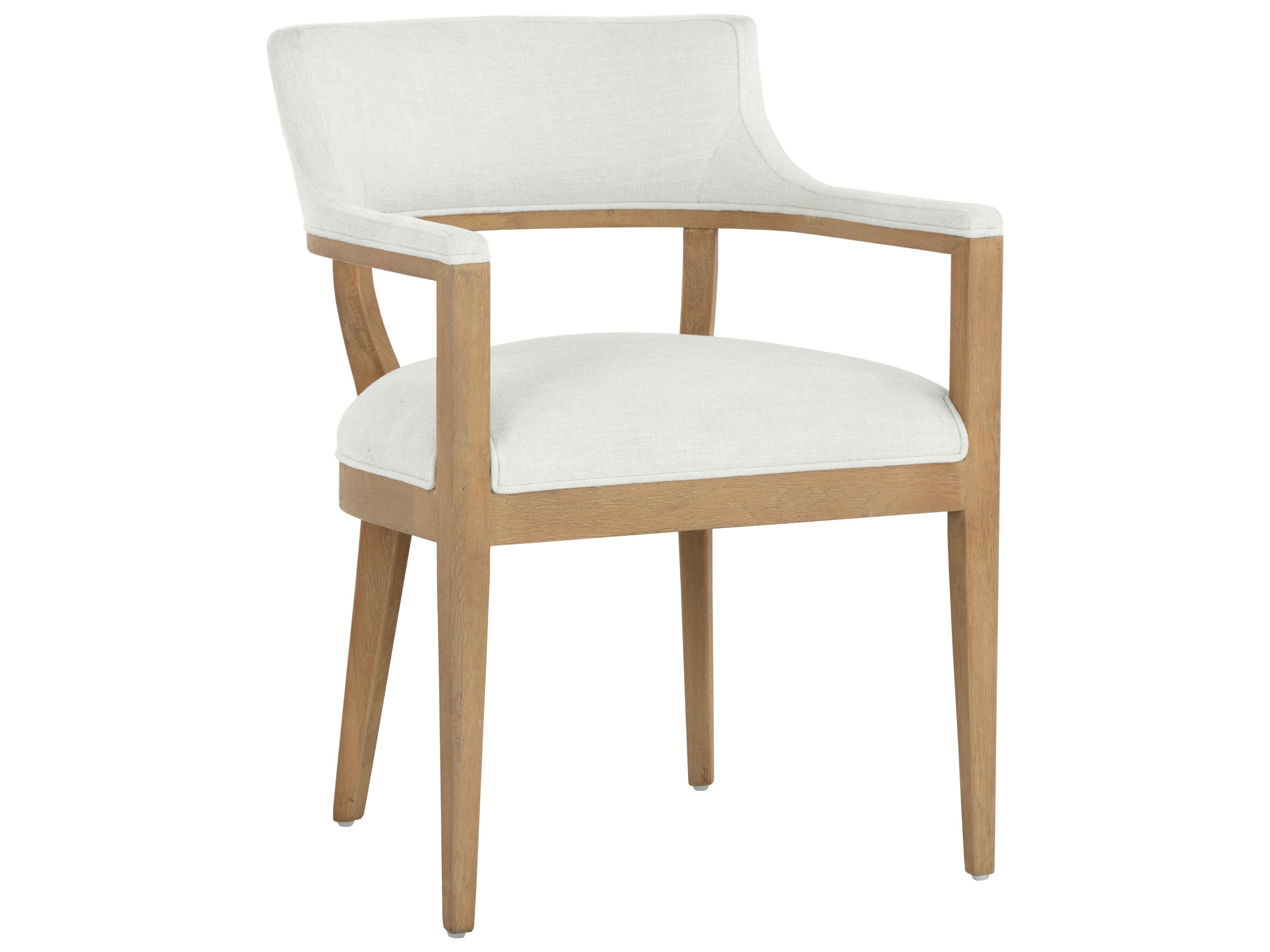 Sunpan Brylea Brylea Dining Armchair Natural Heather Ivory Tweed