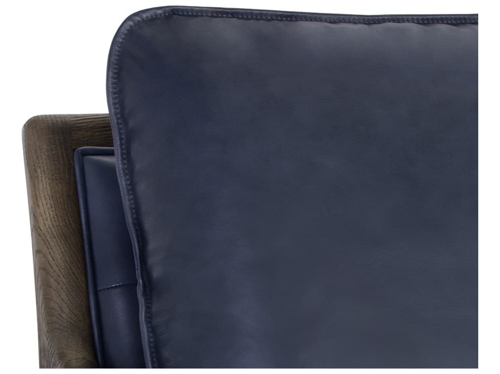 Sunpan Mauti 28.25" Mauti Armchair Distressed Brown Cortina Ink Leather