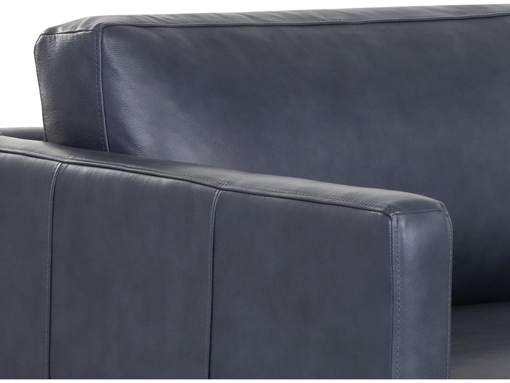 Sunpan Rogers 84" Rogers Sofa Cortina Ink Leather