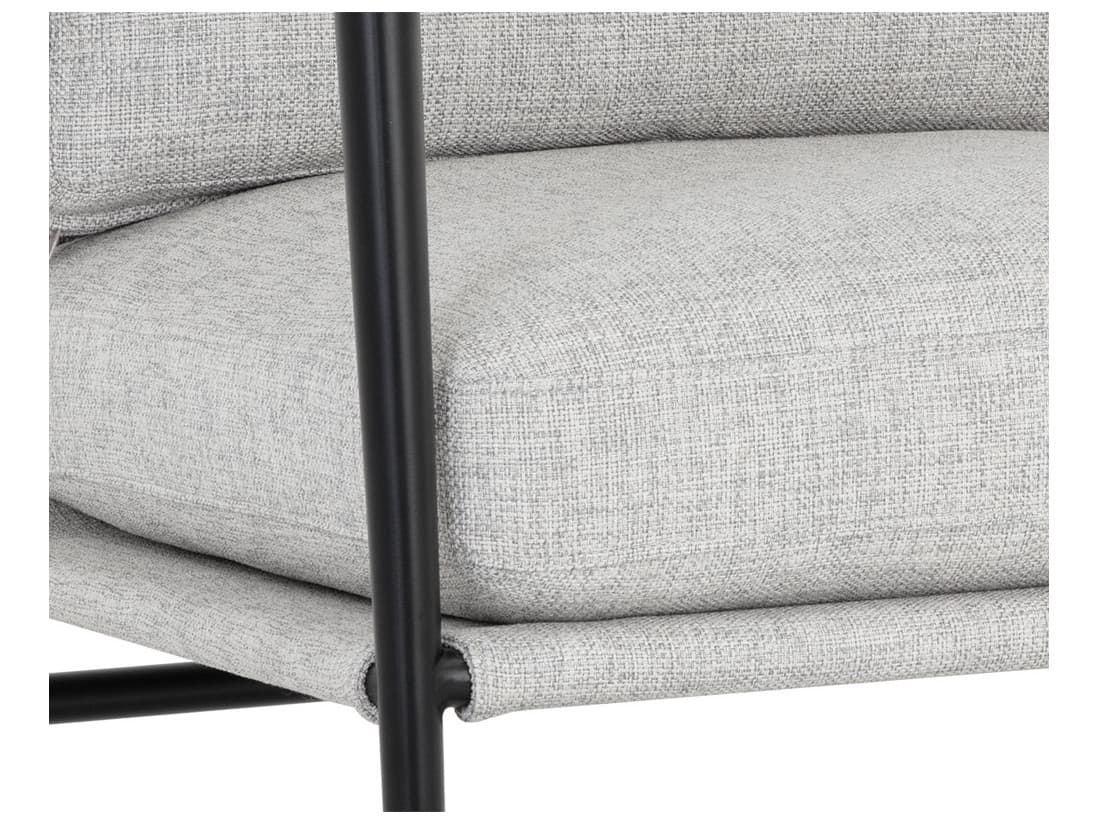 Sunpan Meadow Armchair in Vault Fog