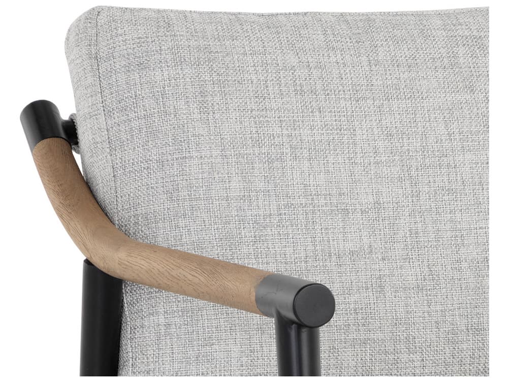 Sunpan Meadow Armchair in Vault Fog