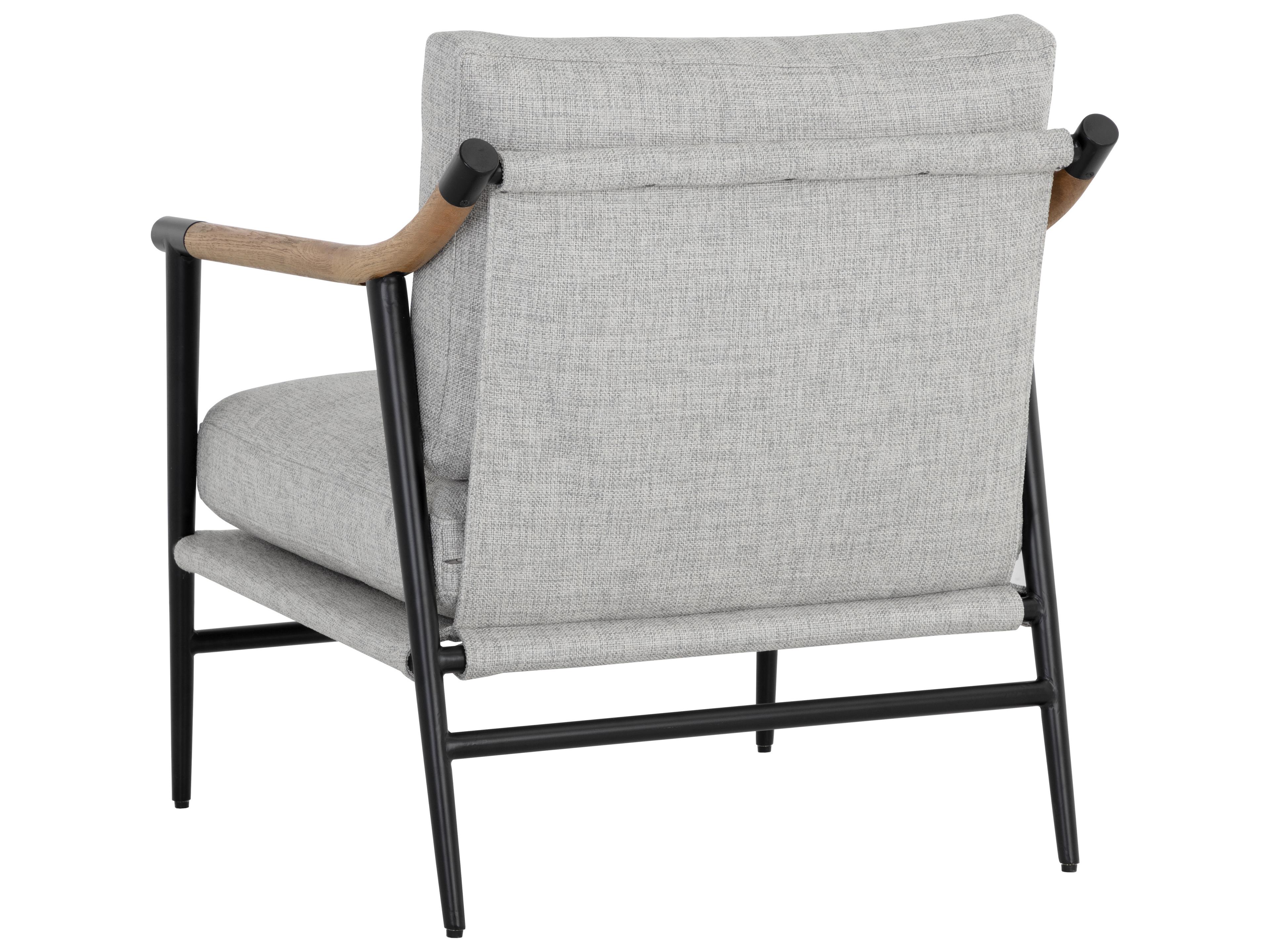 Sunpan Meadow Armchair in Vault Fog