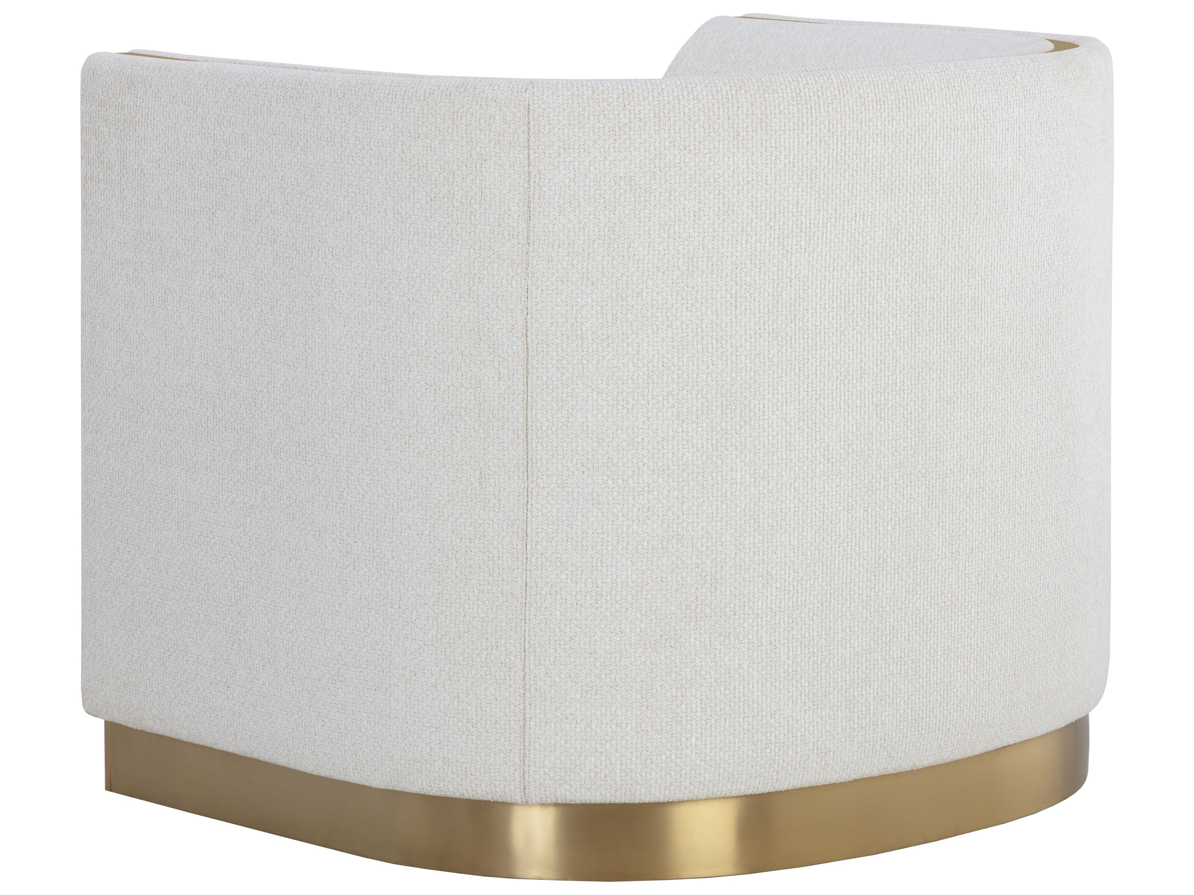 Sunpan Larron Cream Accent Chair