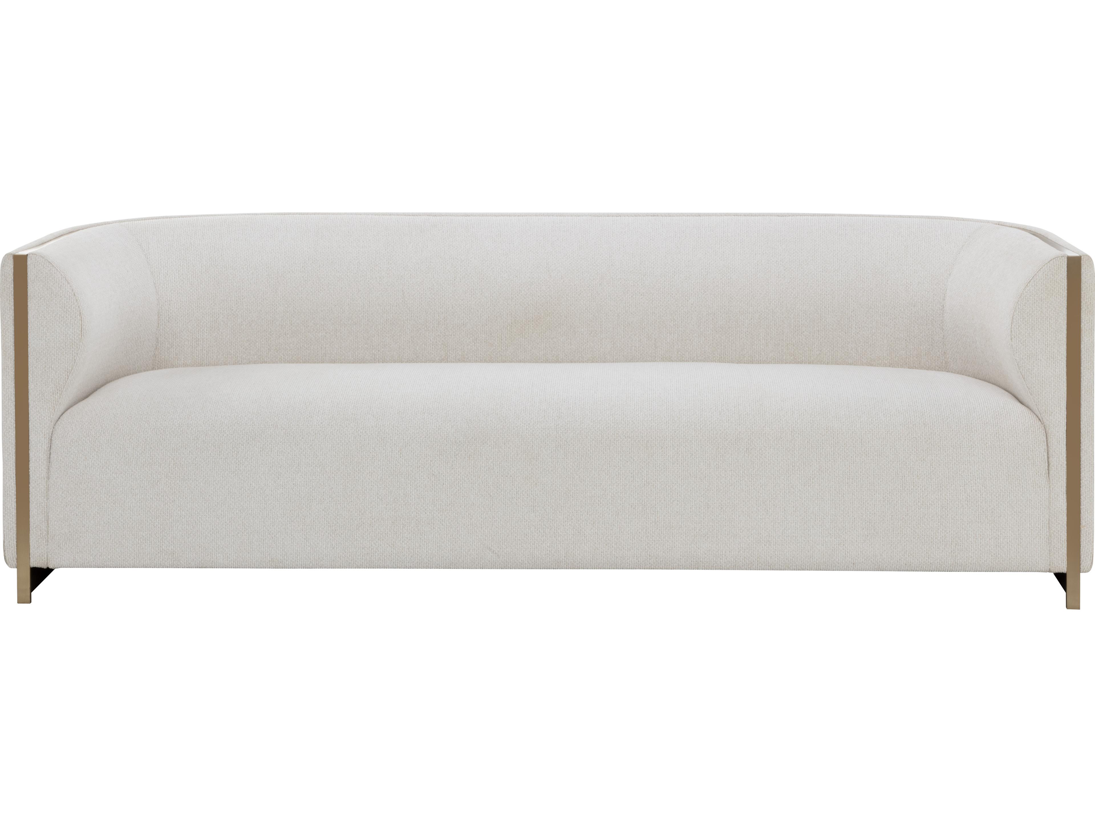 Sunpan Larron 95" Larron Sofa Rhea Light Barley