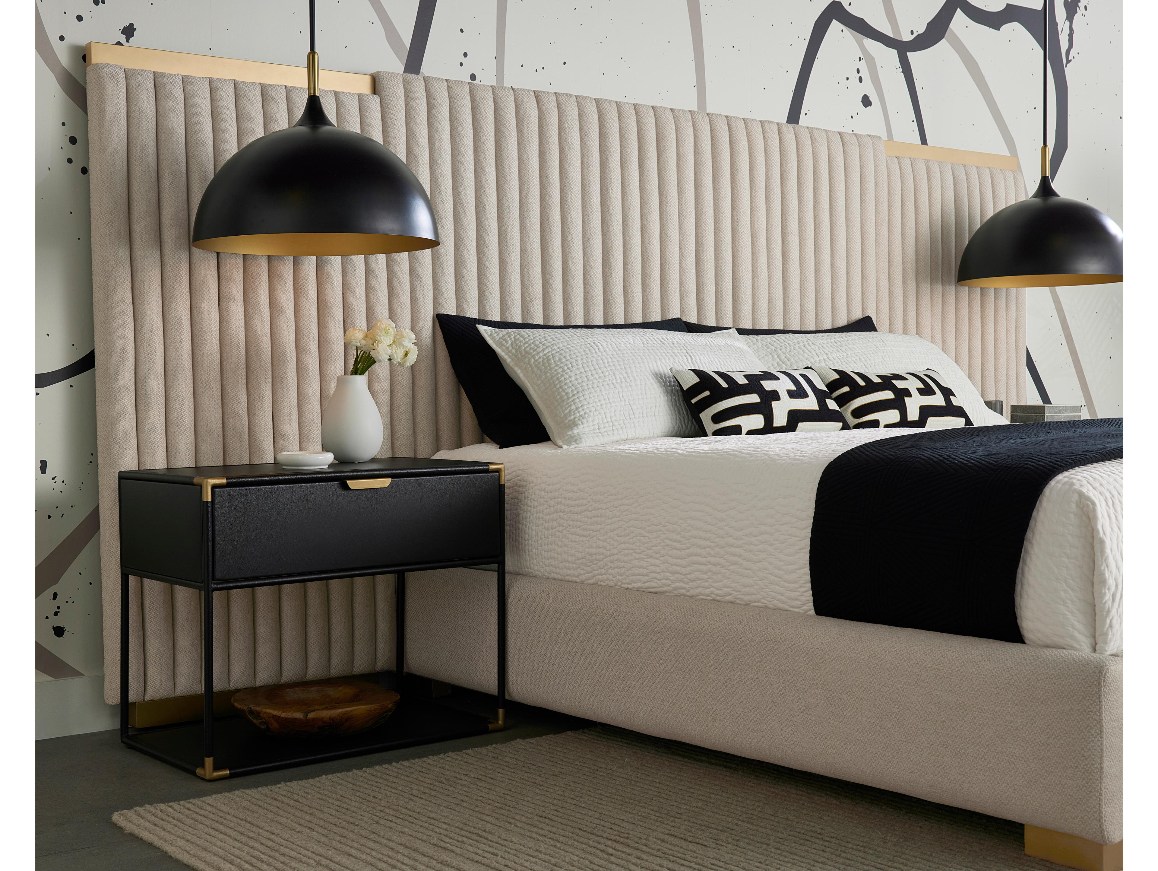 Sunpan Doone 1-Drawer Nightstand