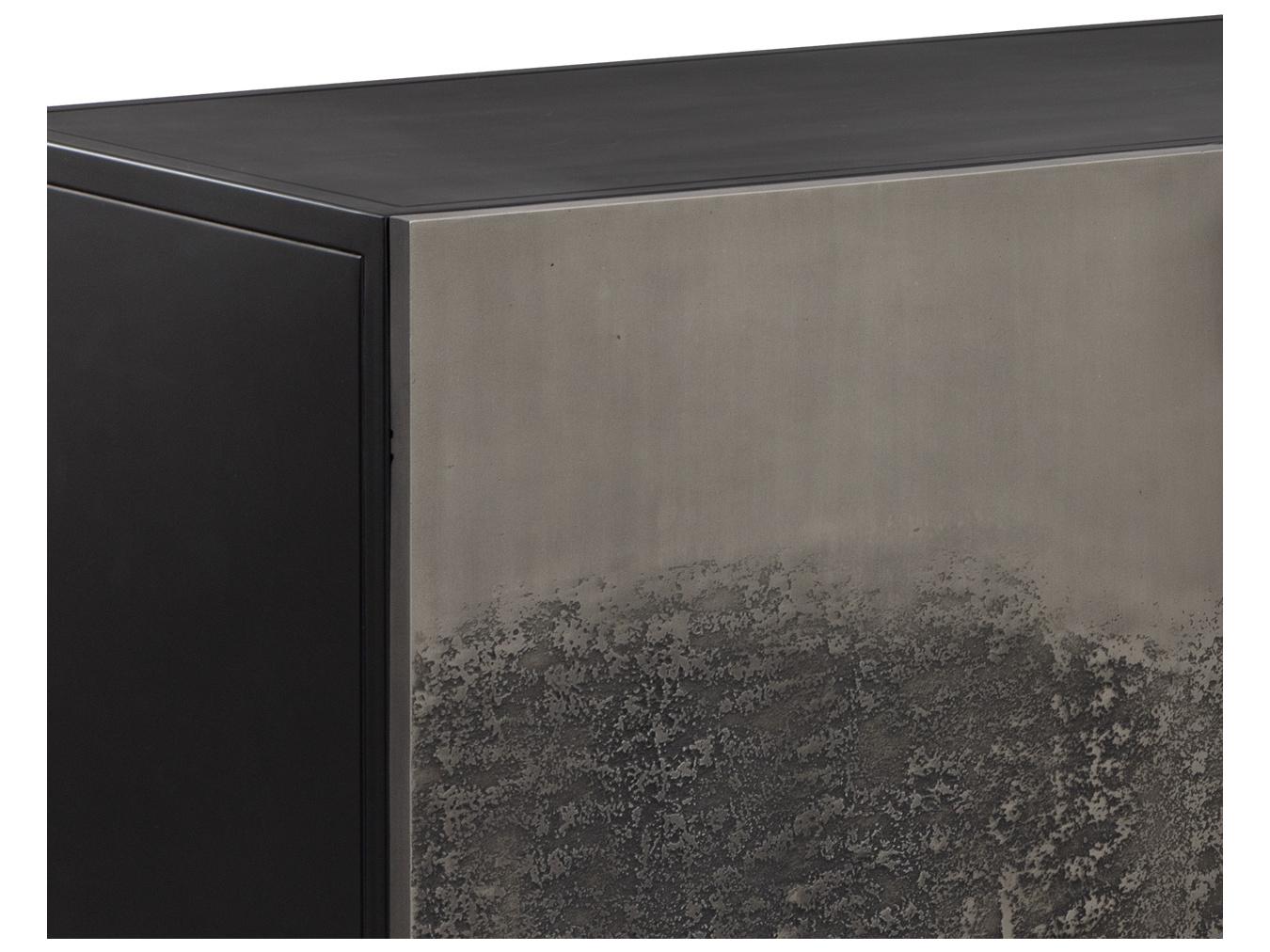 Sunpan Caddo 71" Black Antique Nickel Sideboard