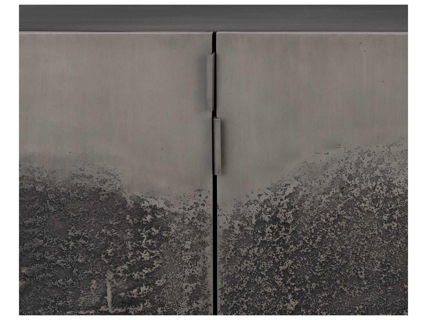 Sunpan Caddo 71" Black Antique Nickel Sideboard