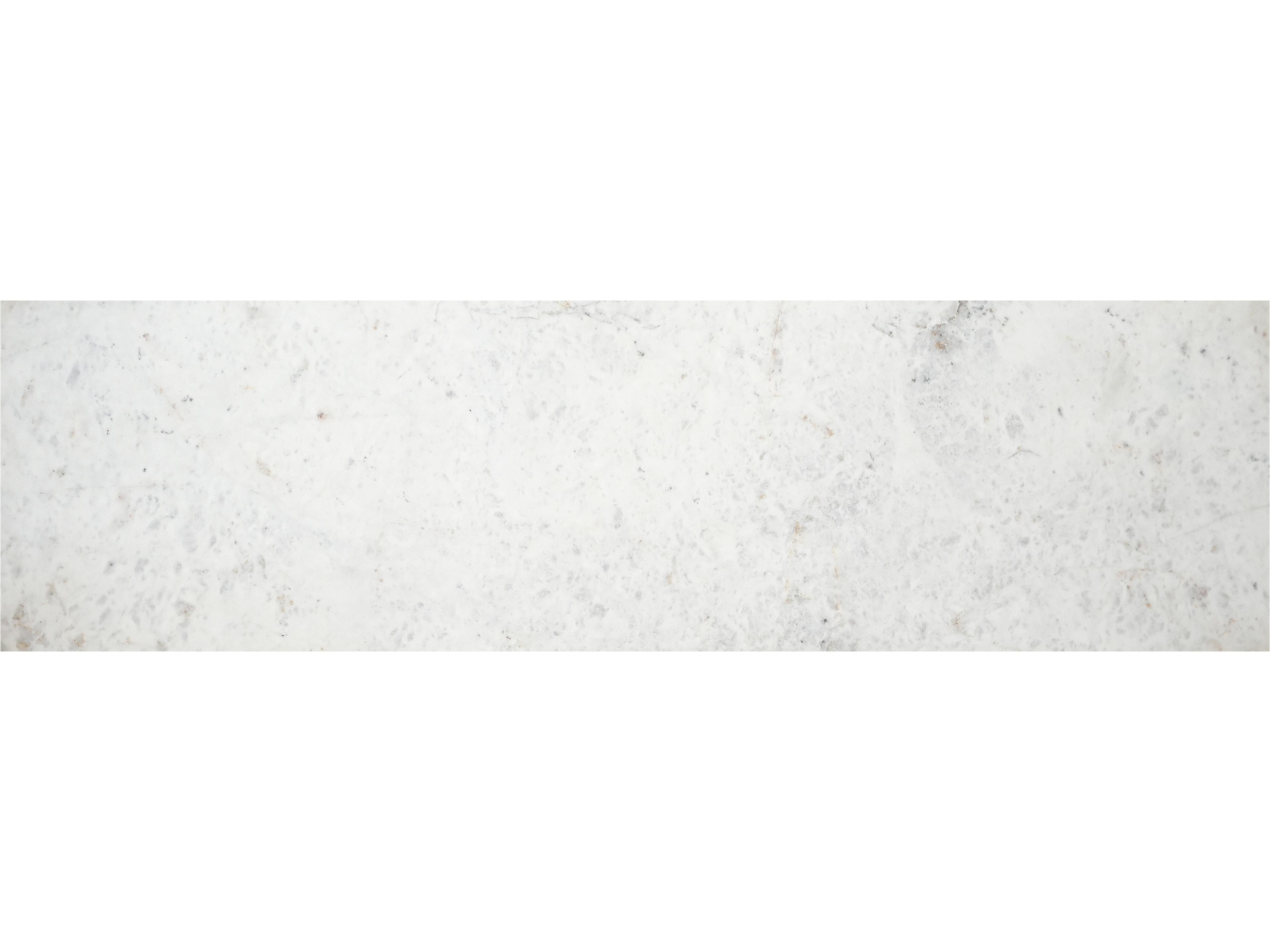 Sunpan Cowell Rectangular Marble White Antique Brass Console Table