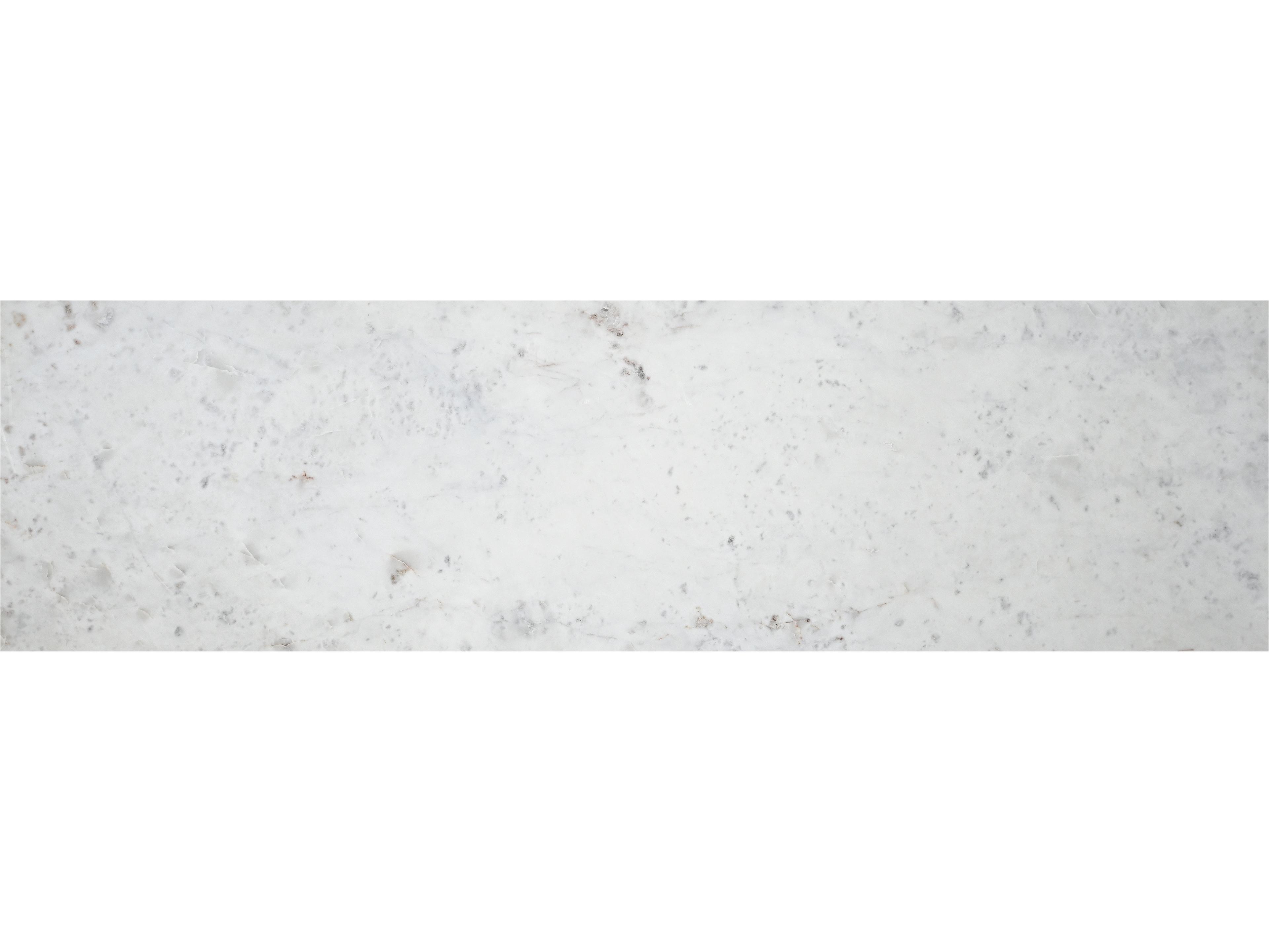 Sunpan Cowell Rectangular Marble White Antique Brass Console Table