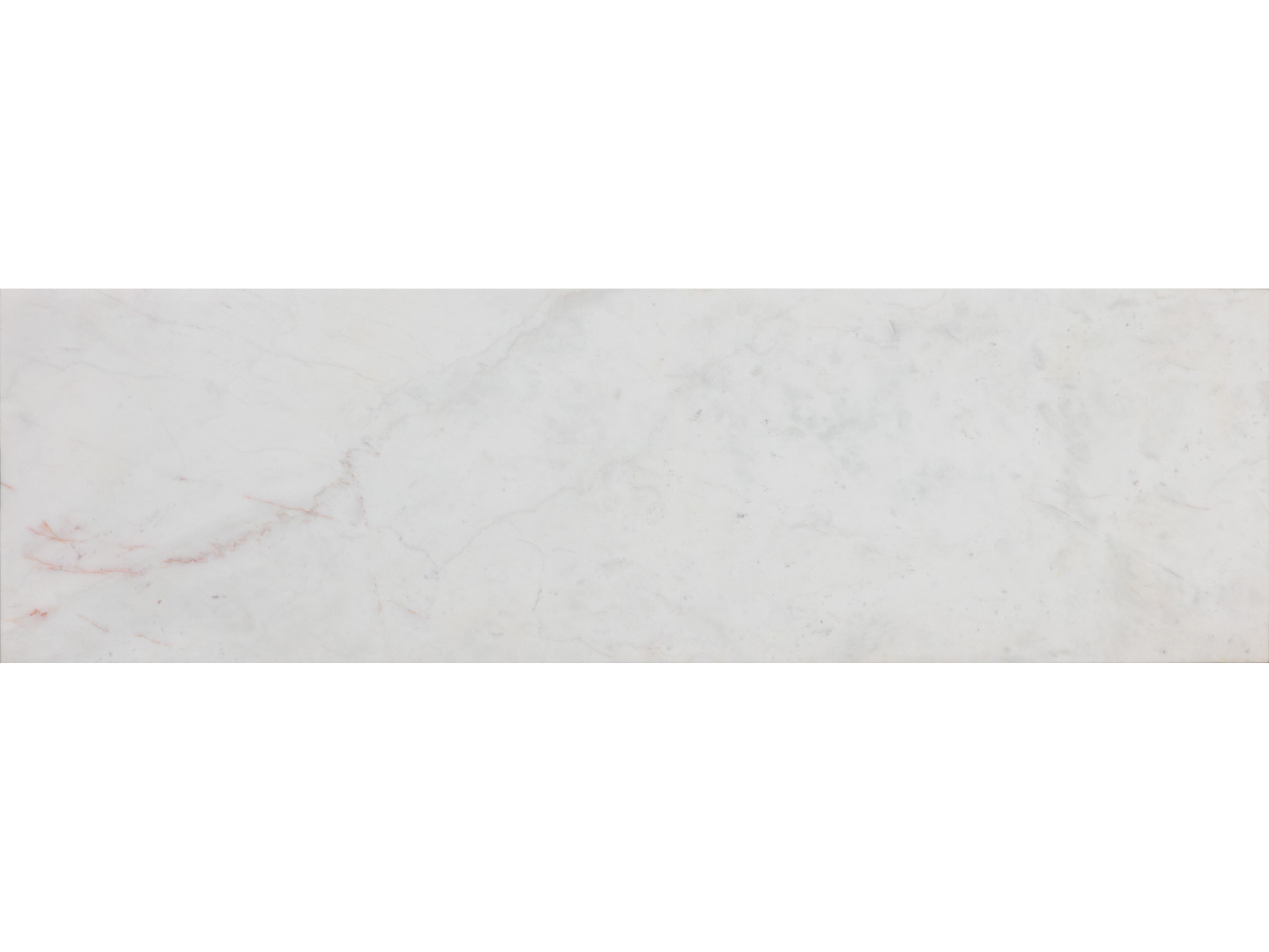 Sunpan Cowell Rectangular Marble White Antique Brass Console Table