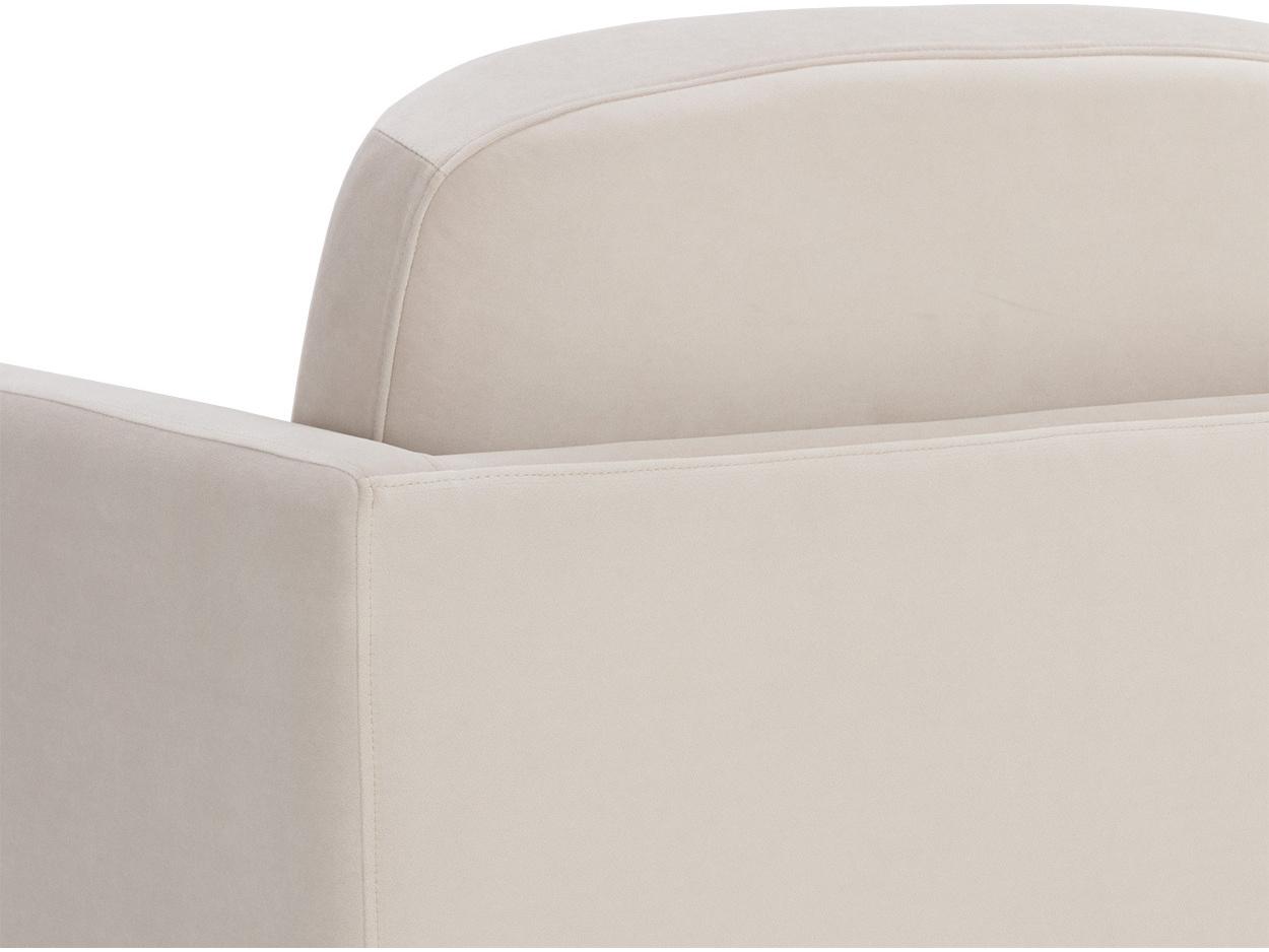 Sunpan Everton White Fabric Accent Chair