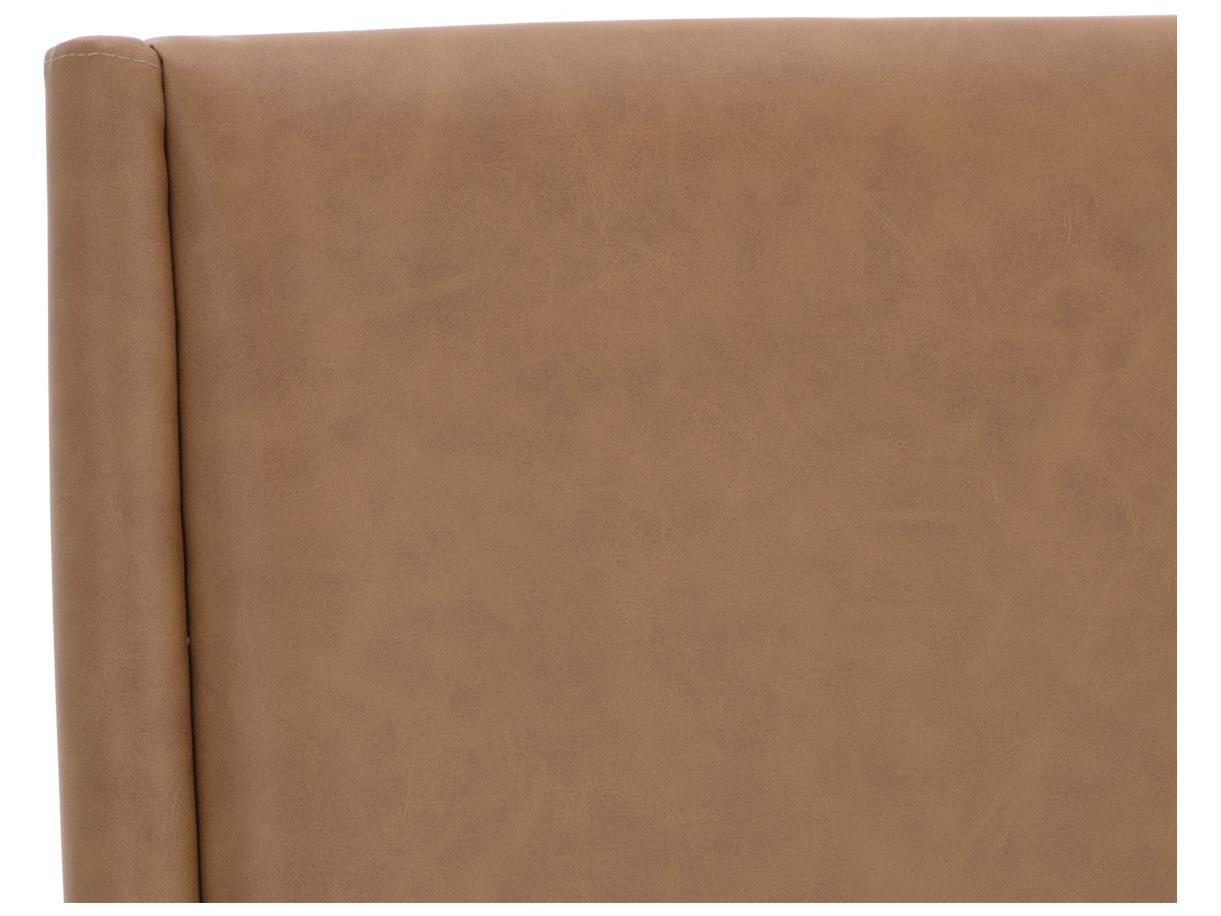 Sunpan Kalla Oak Wood Faux Leather Side Dining Chair