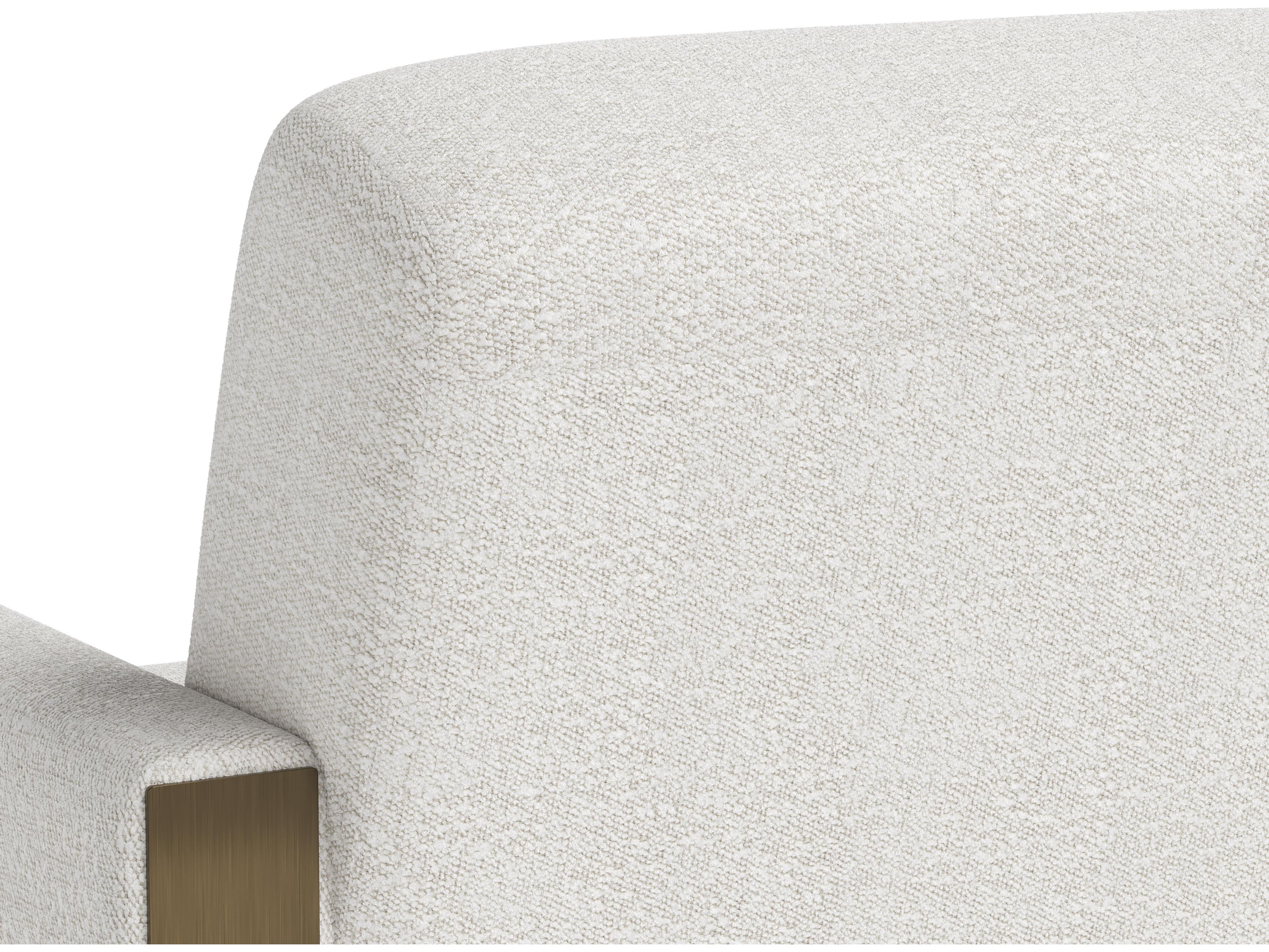 Sunpan Forester Lounge Chair in Copenhagen White