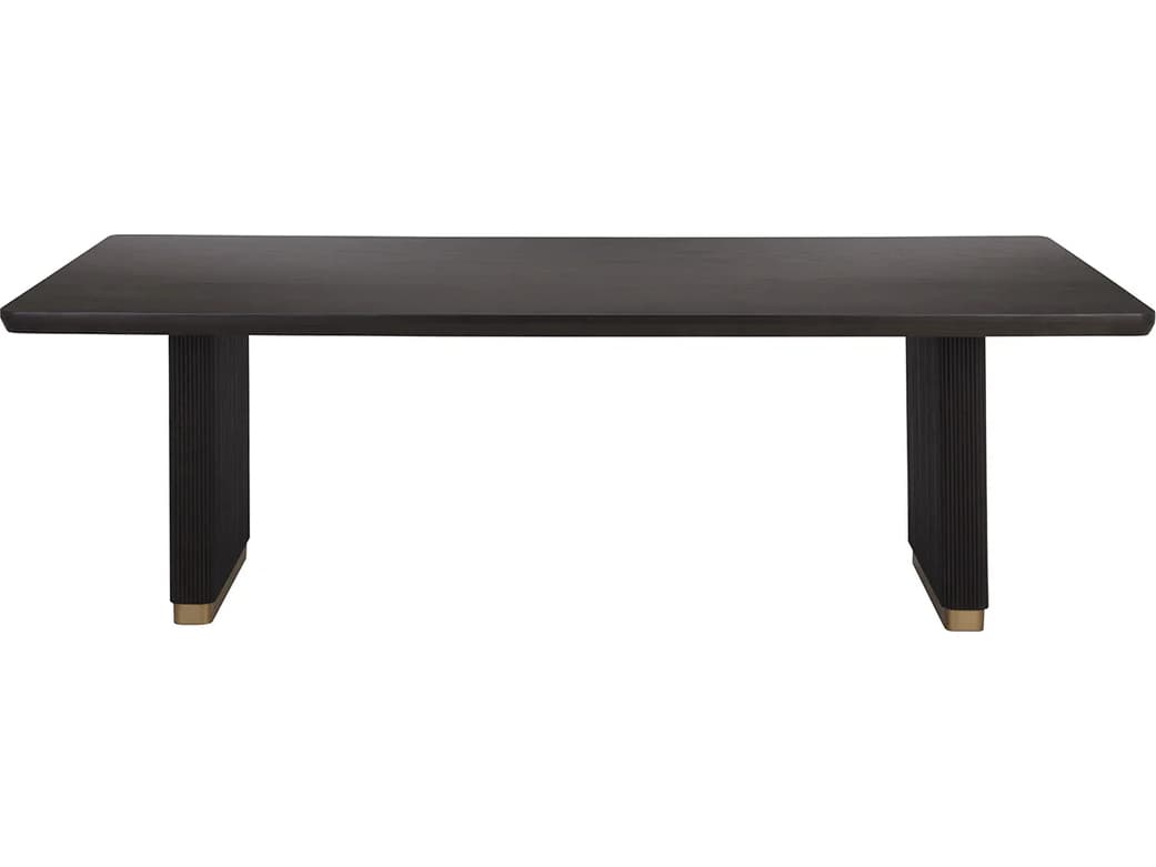 Sunpan Kalla Rectangular Wood Charcoal Dining Table