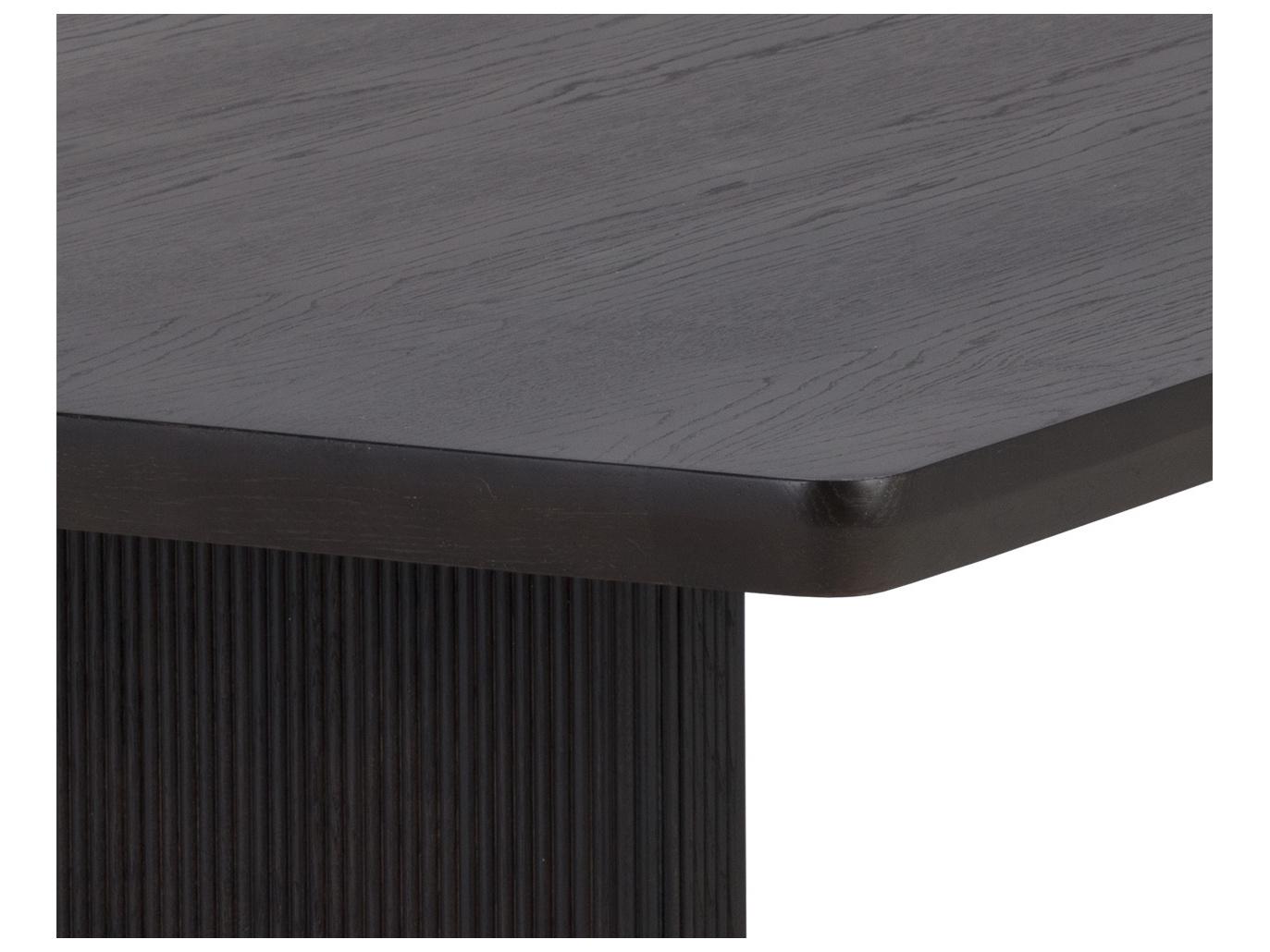 Sunpan Kalla Rectangular Wood Charcoal Dining Table