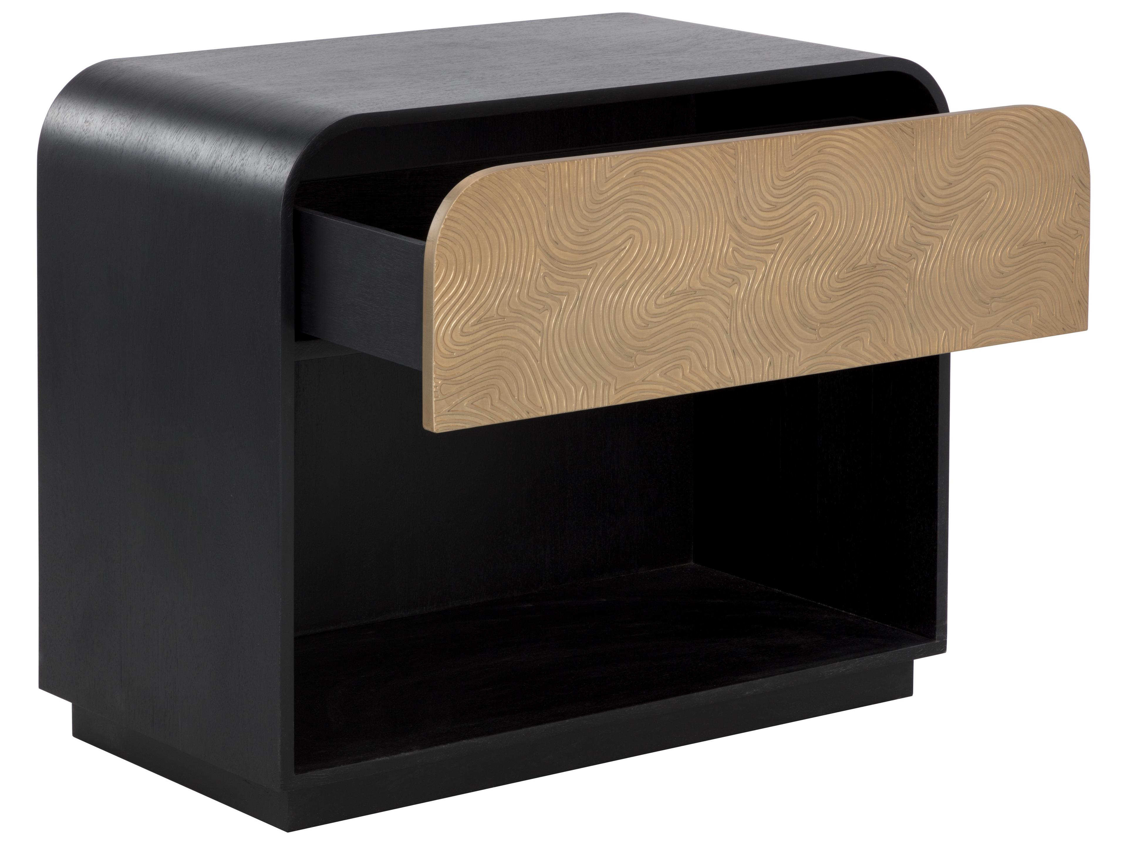 Sunpan Algarve 1-Drawer Mango Wood Nightstand