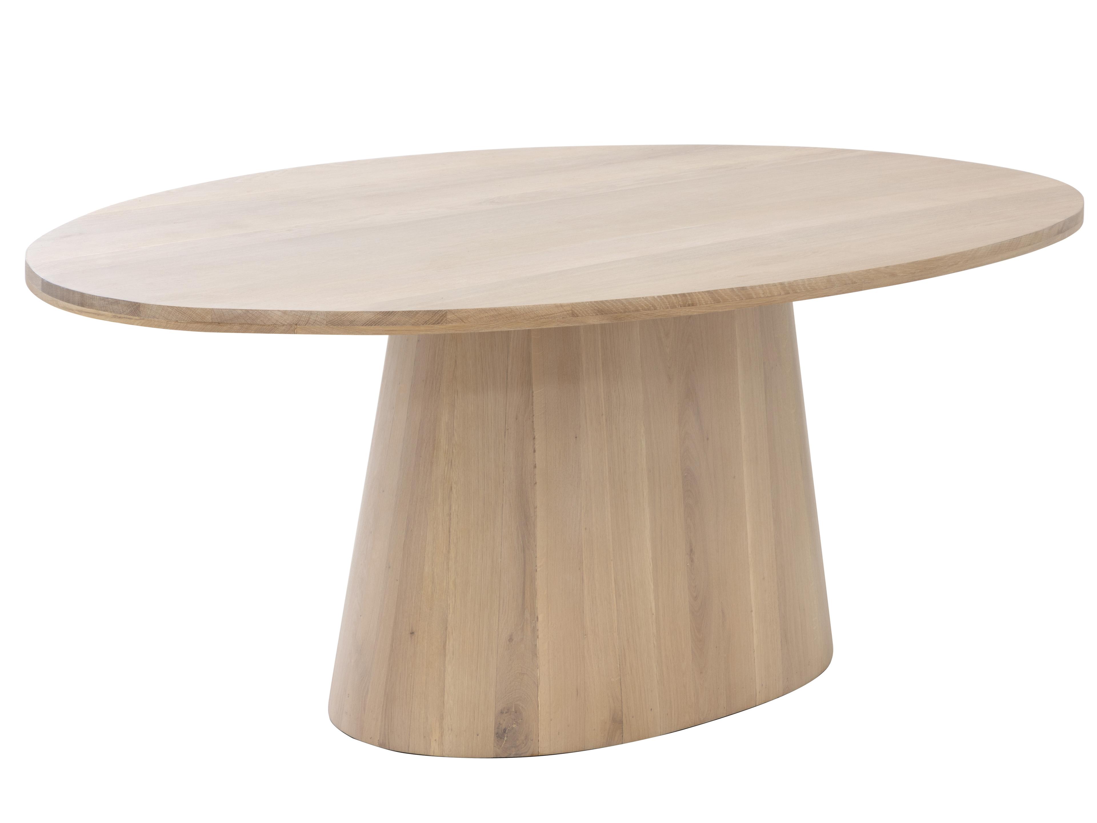 Sunpan Elina Elina Dining Table Oval Light Oak