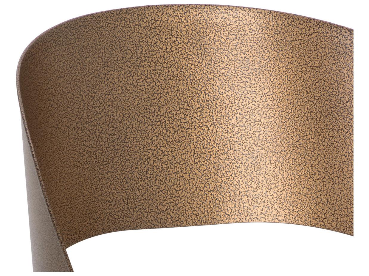 Sunpan Dezirae Antique Brass Charcoal Black Leather Counter Stool