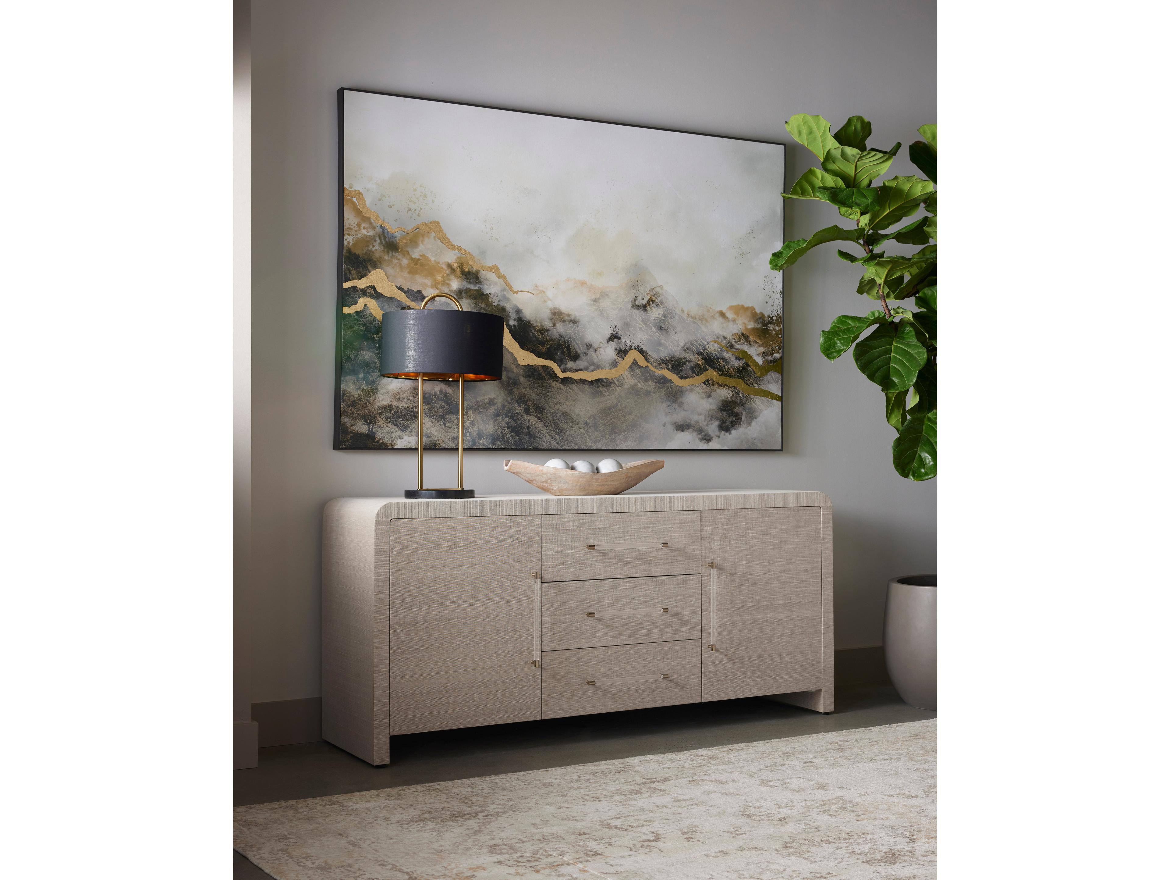 Sunpan Gannon Sofa in Ernst Sandstone