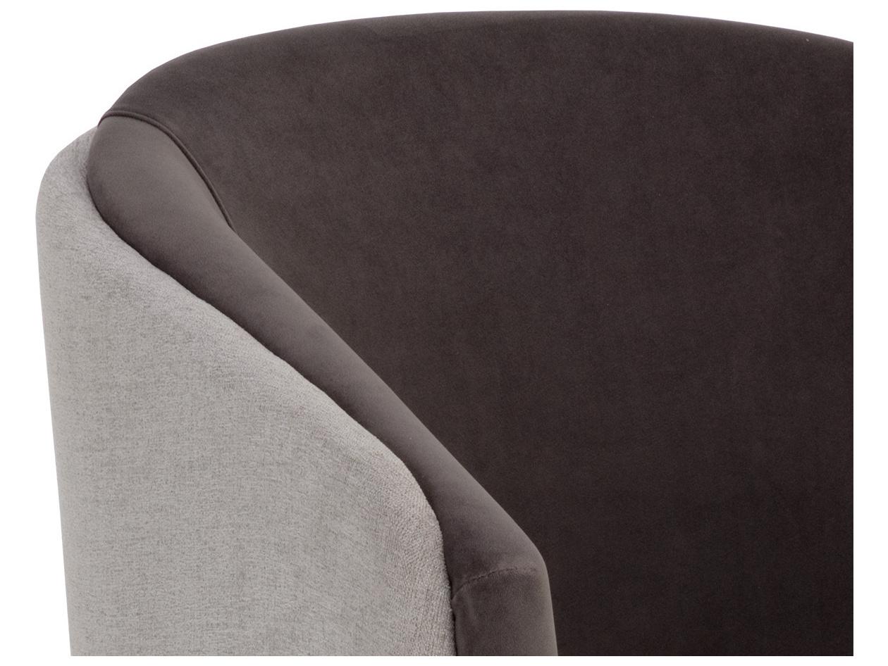 Sunpan Sheva Dining Armchair in Ernst Sandstone / Meg Ash