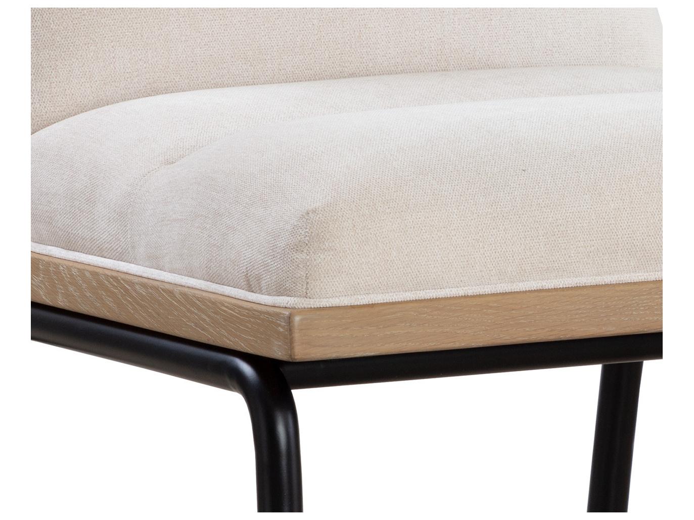 Sunpan Abilene Polo Club Muslin Upholstered Bar Stool