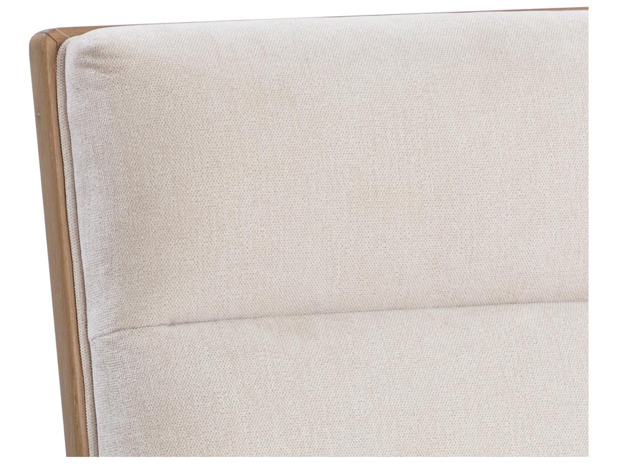 Sunpan Abilene White Upholstered Side Dining Chair