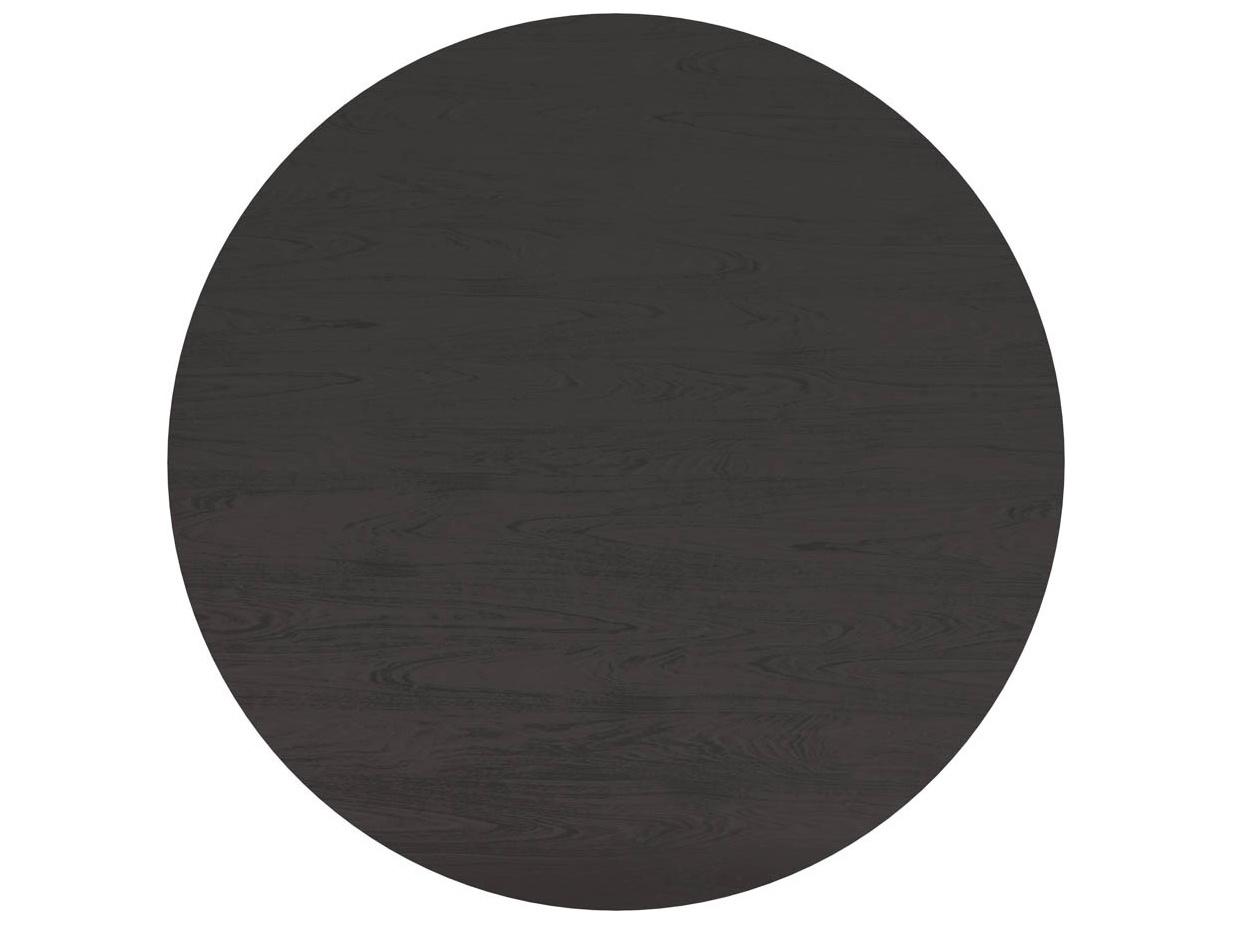 Sunpan Kalla Round Wood Charcoal Dining Table