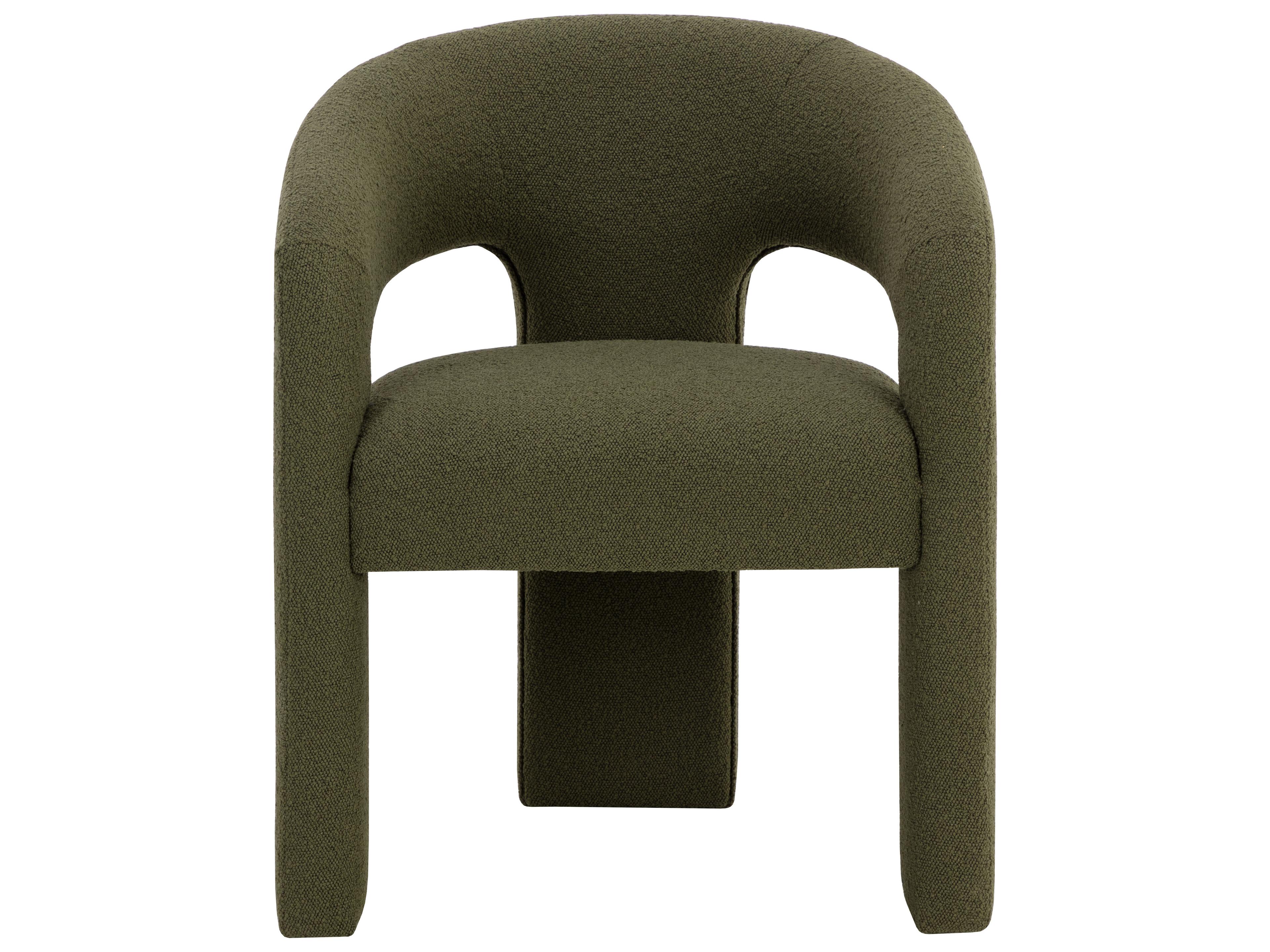 Sunpan Isidore Isidore Dining Armchair Copenhagen Olive