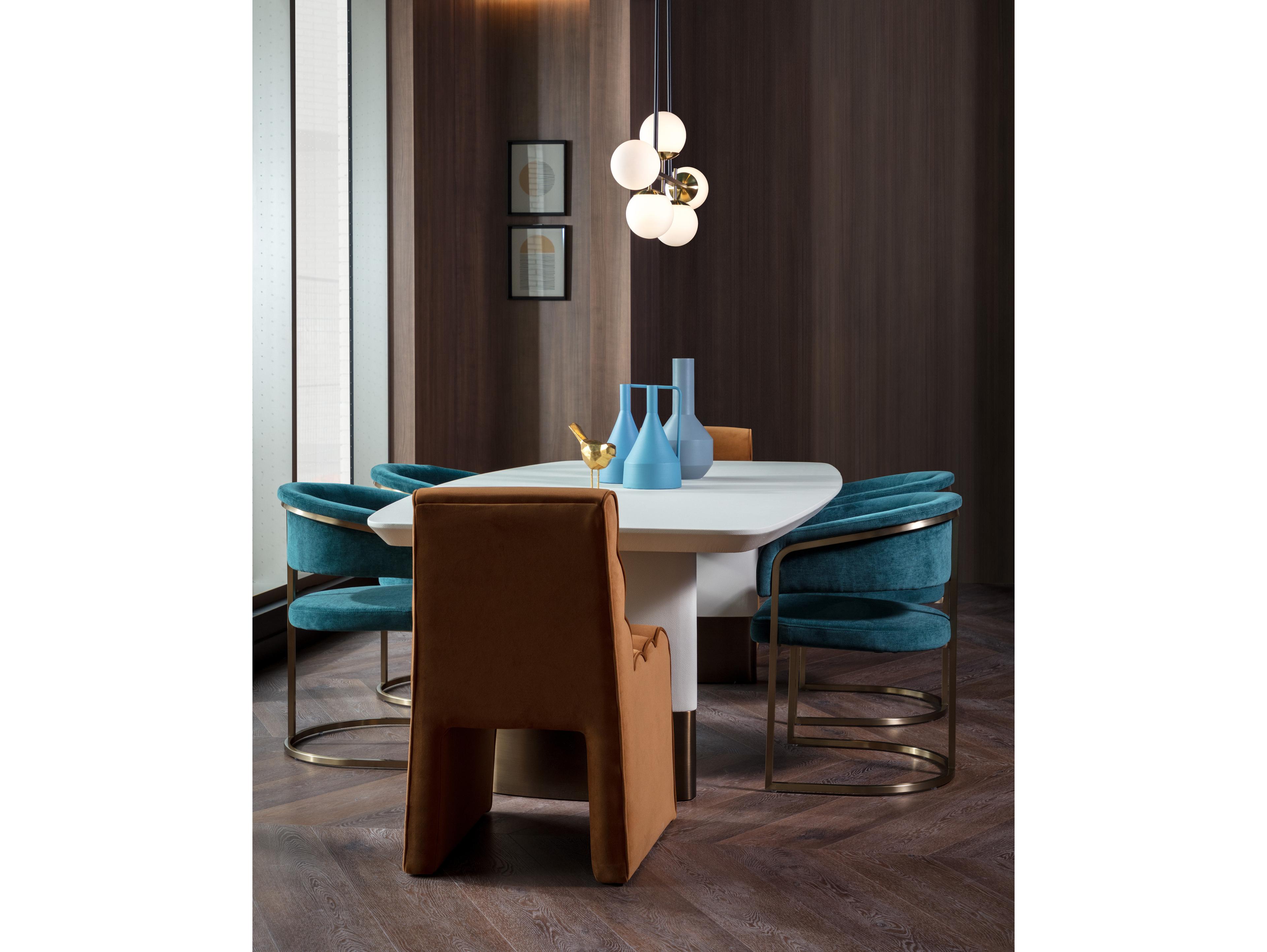 Sunpan Stuart Stuart Dining Chair Meg Gold