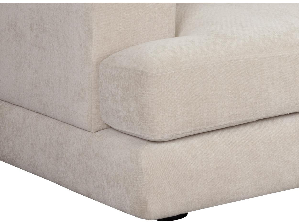 Sunpan Baela Black Cream Upholstered Sofa