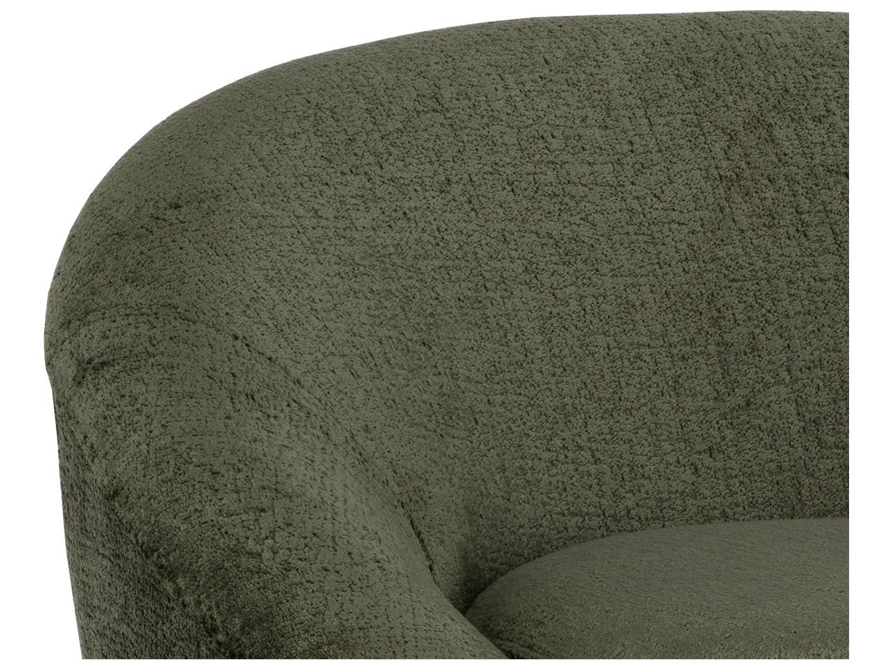 Sunpan Bliss Swivel Green Fabric Accent Chair