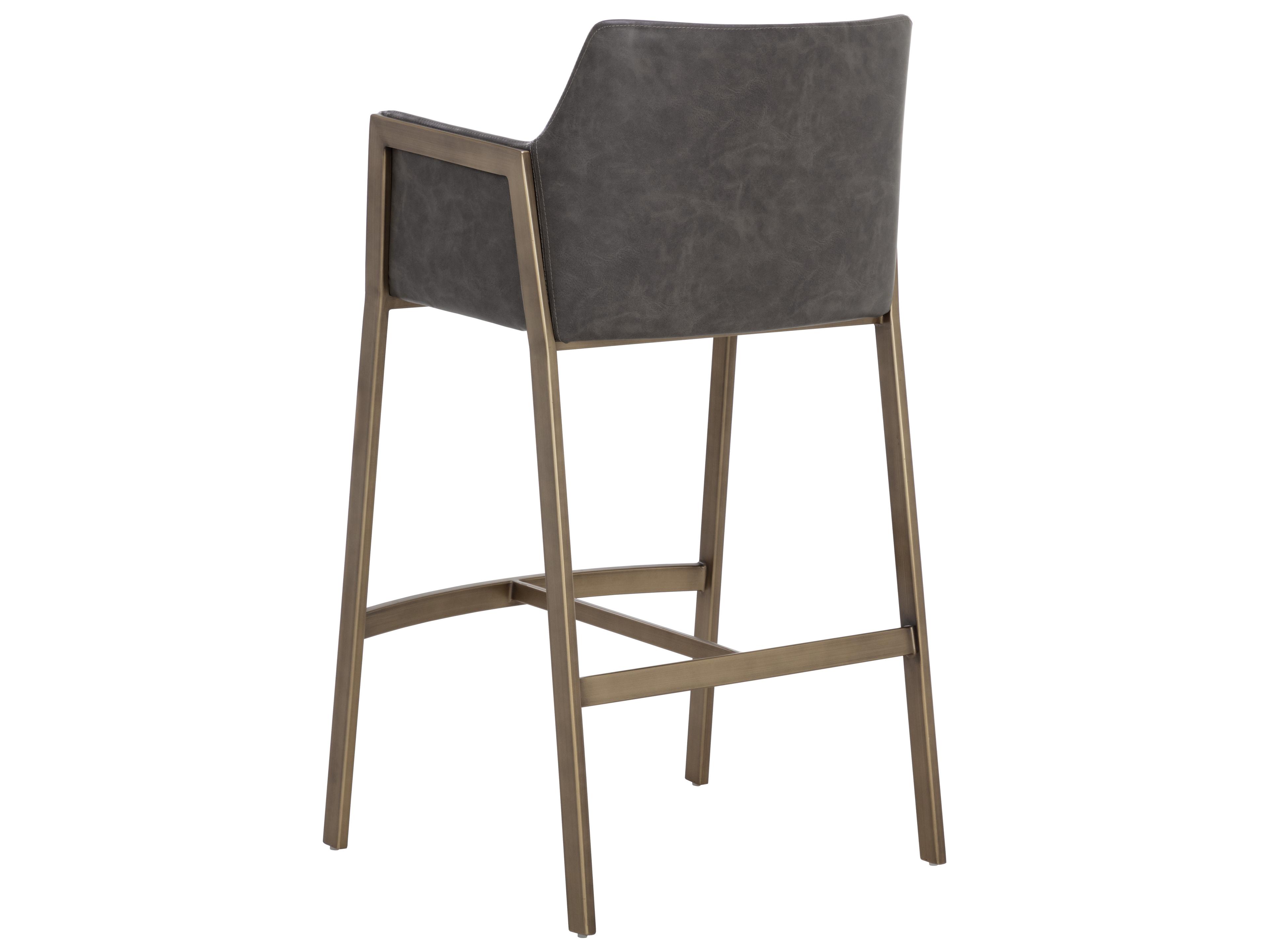 Sunpan Bernadette Counter Stool in Kendall Grey