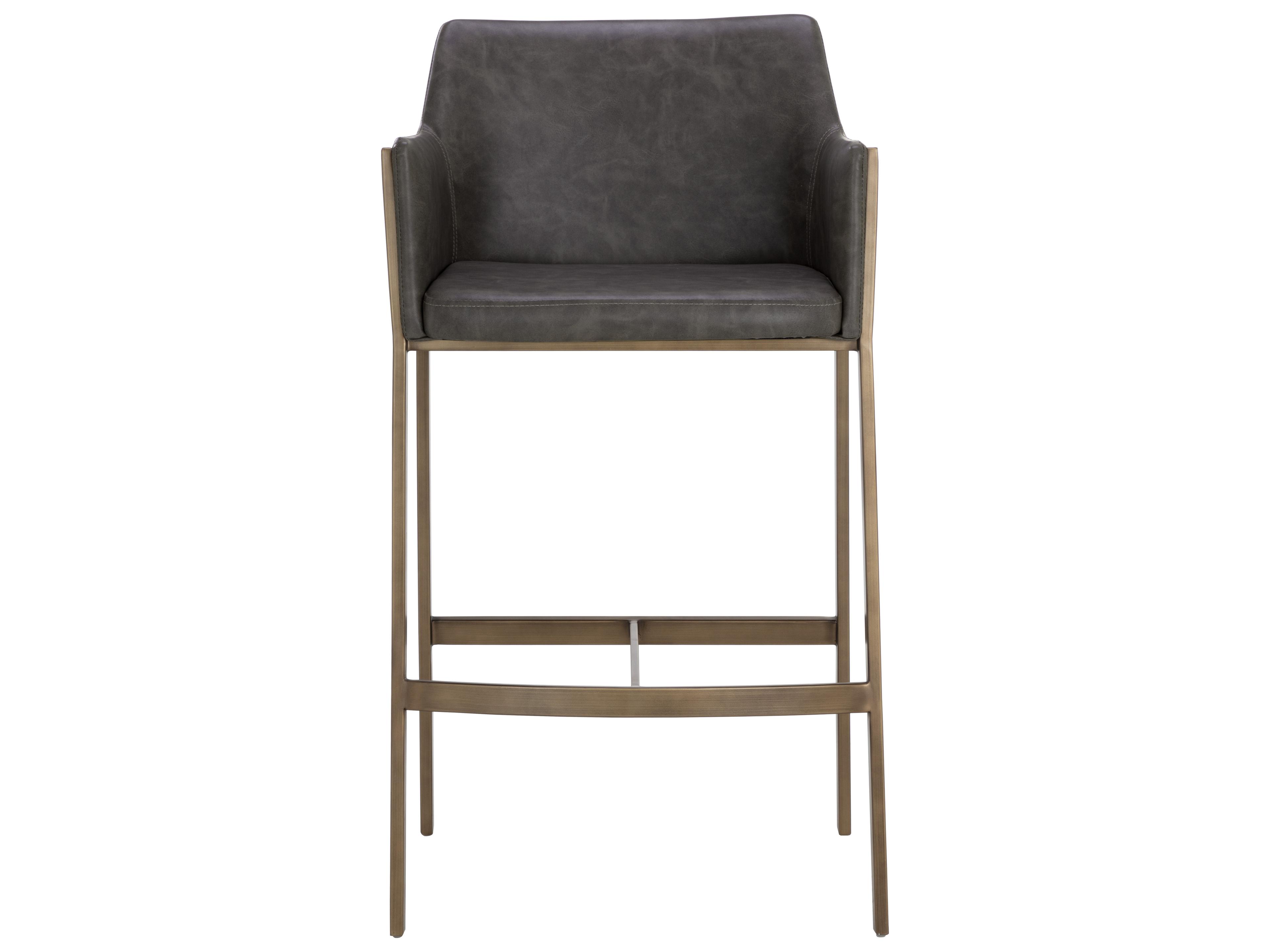 Sunpan Bernadette Counter Stool in Kendall Grey