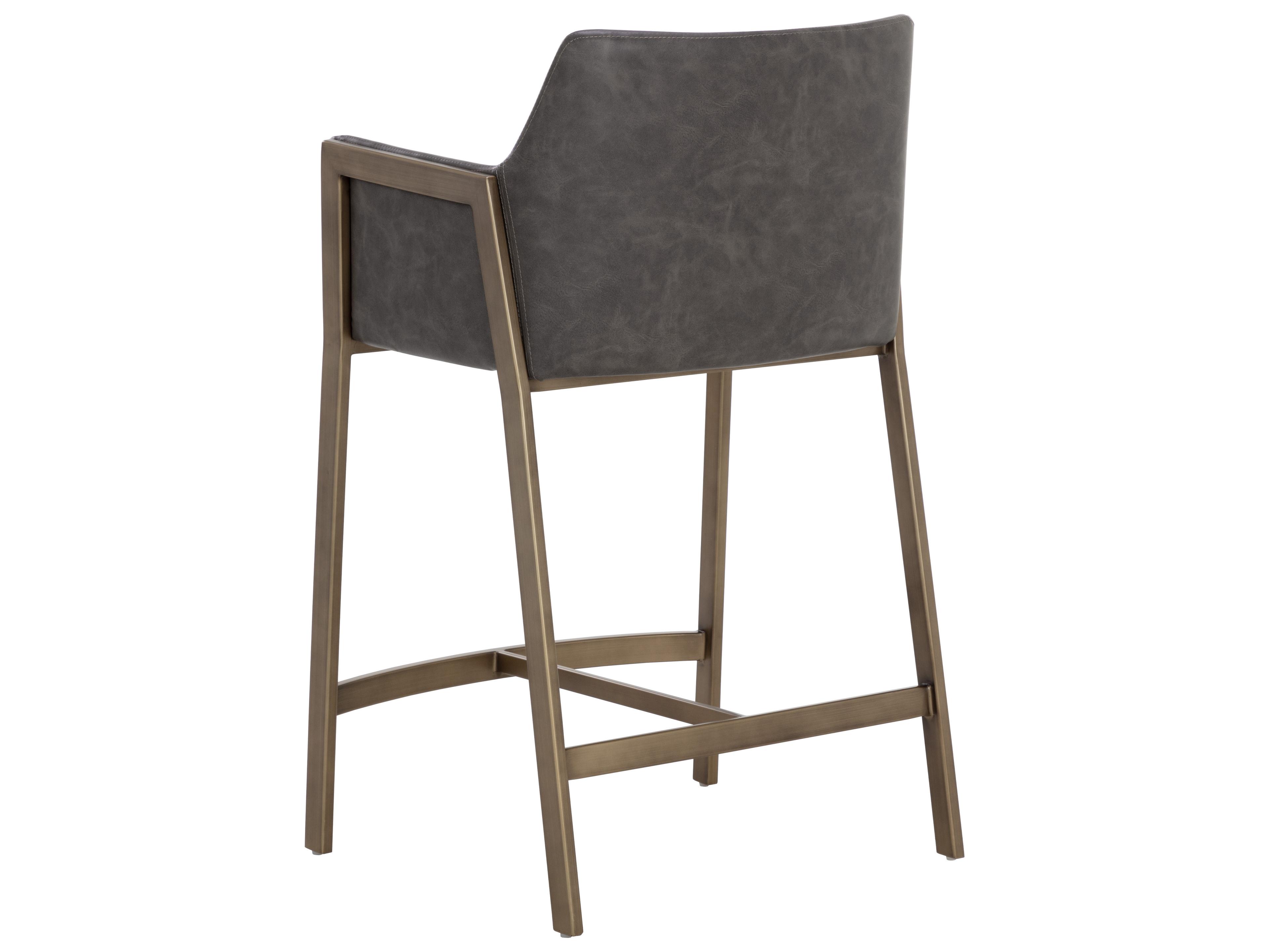 Sunpan Bernadette Counter Stool in Kendall Grey