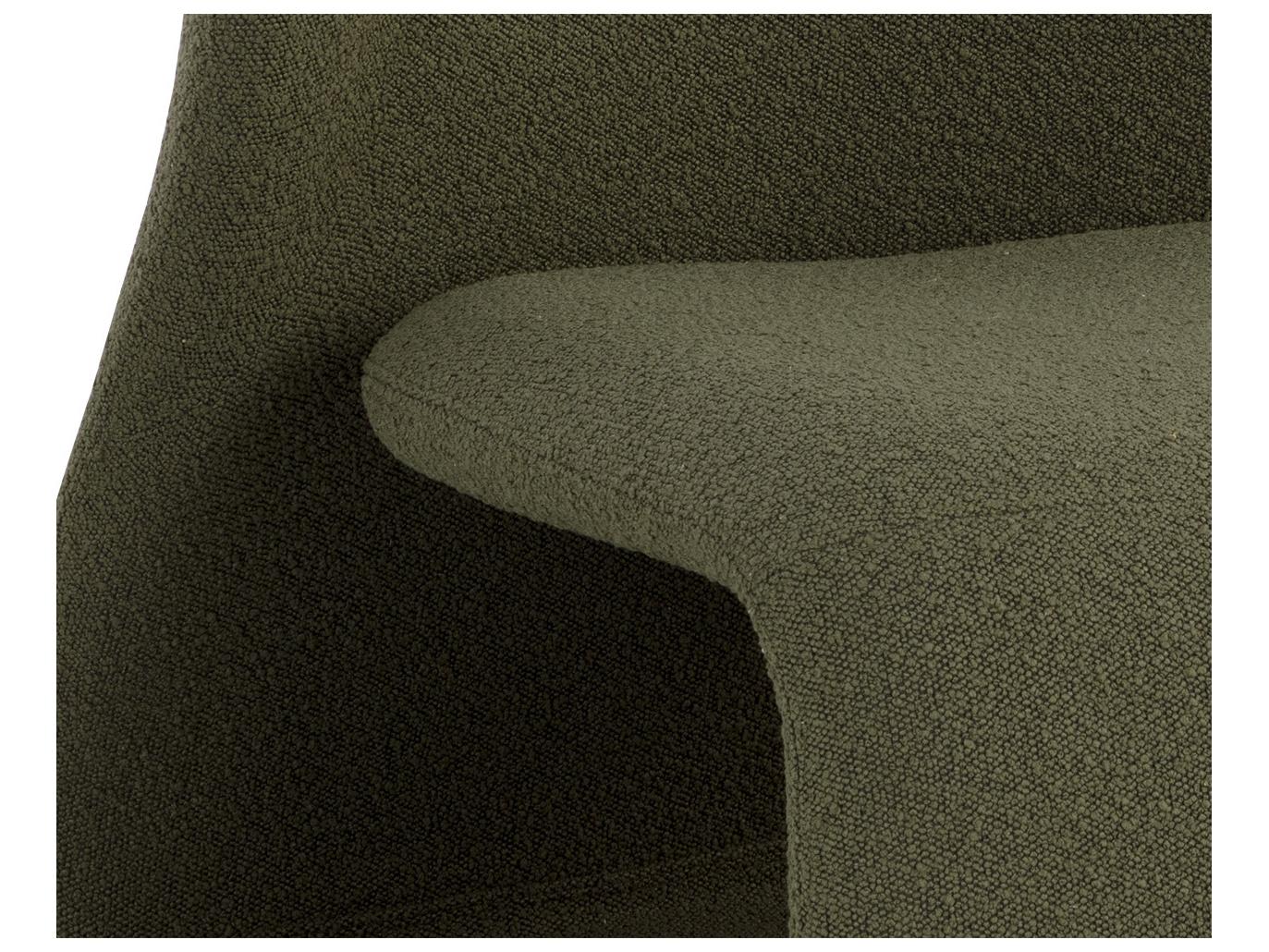 Sunpan Ikon Green Fabric Accent Chair