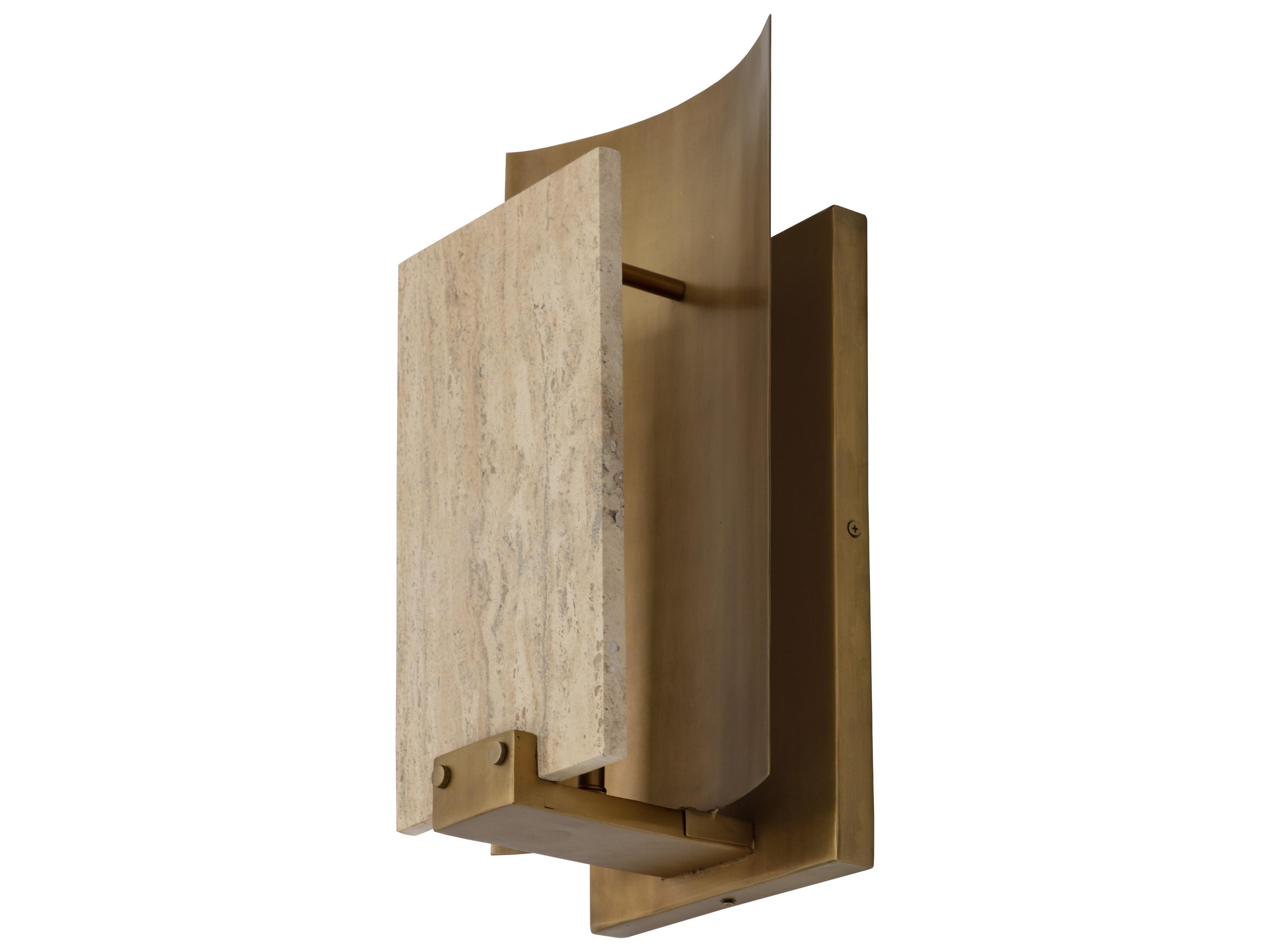 Sunpan Ciana Brass Wall Sconce