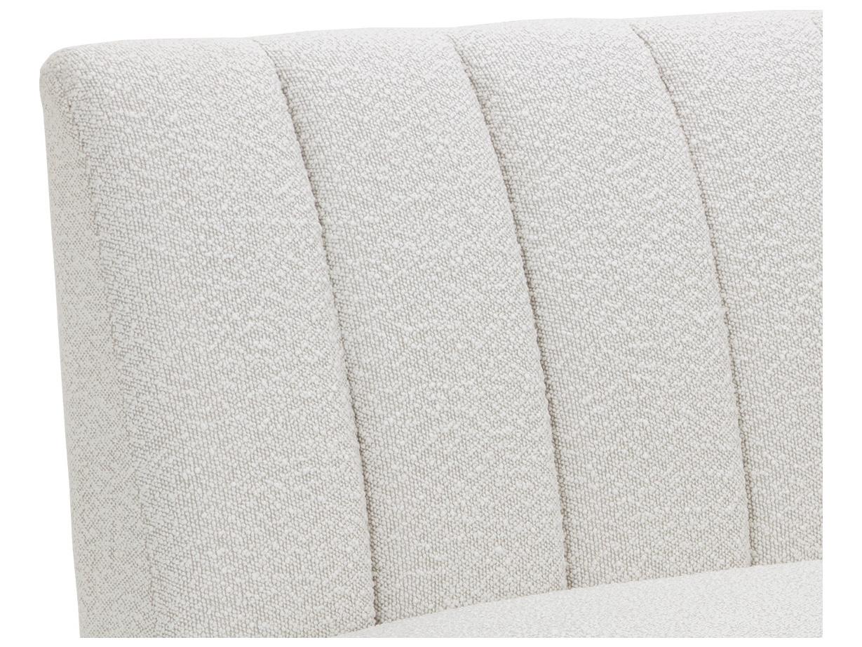 Sunpan Kosovo Natural White Upholstered Loveseat