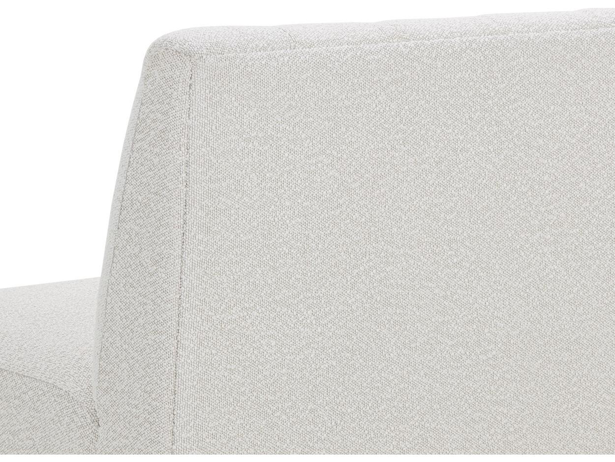 Sunpan Kosovo Natural White Upholstered Loveseat