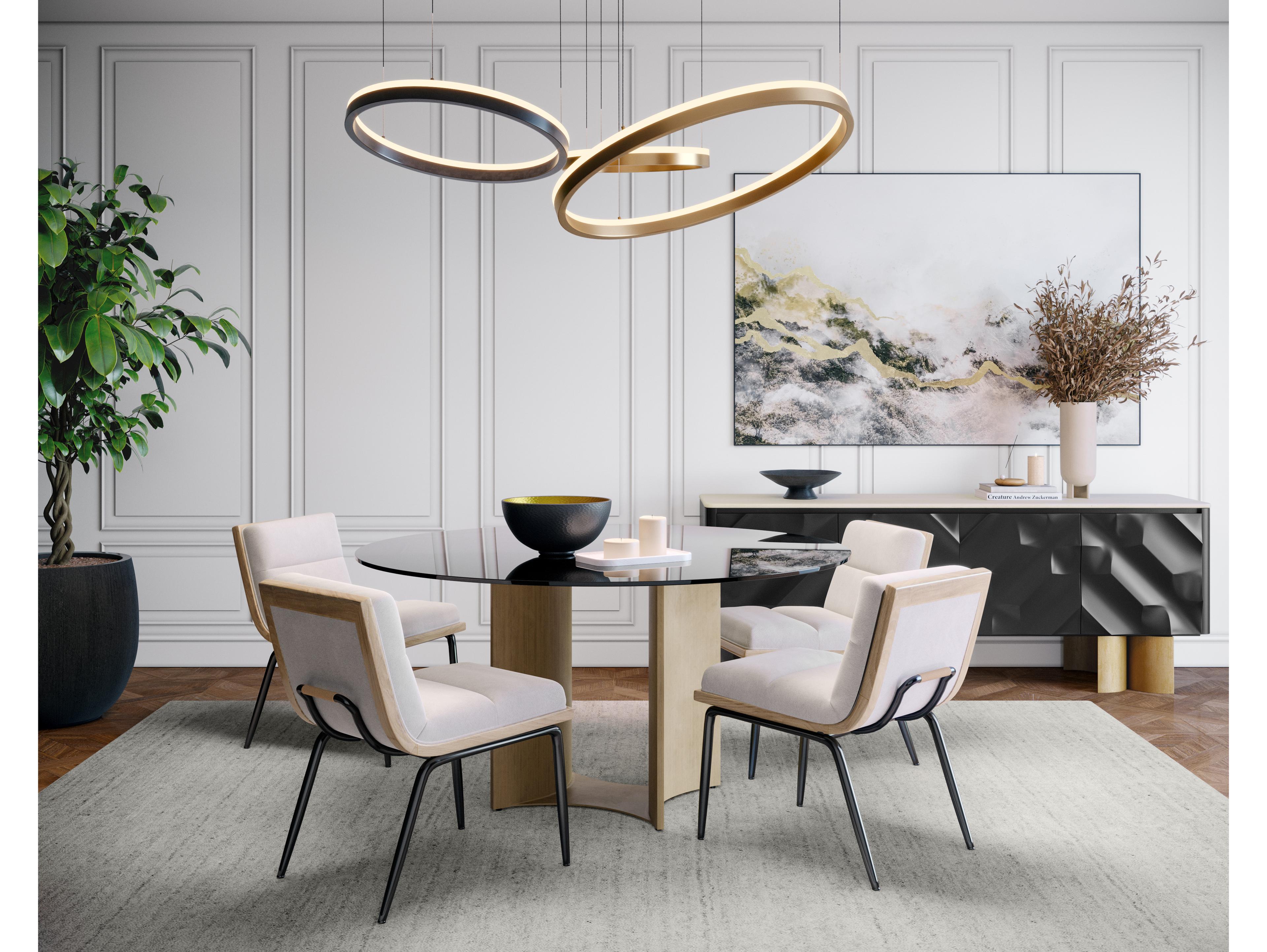 Sunpan Lautrec 82" Black Sideboard