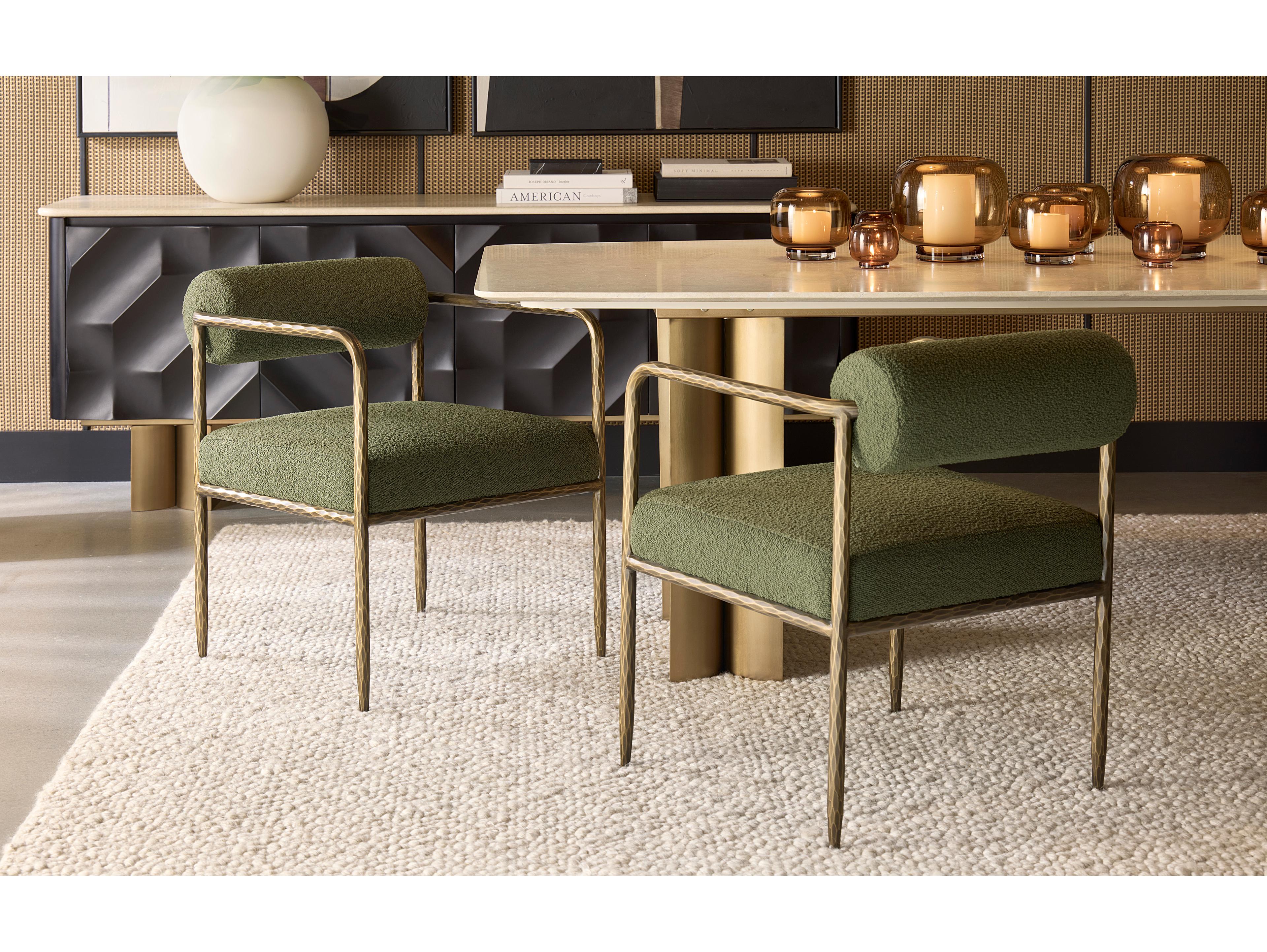 Sunpan Astara Rectangular Marble Cream Dining Table