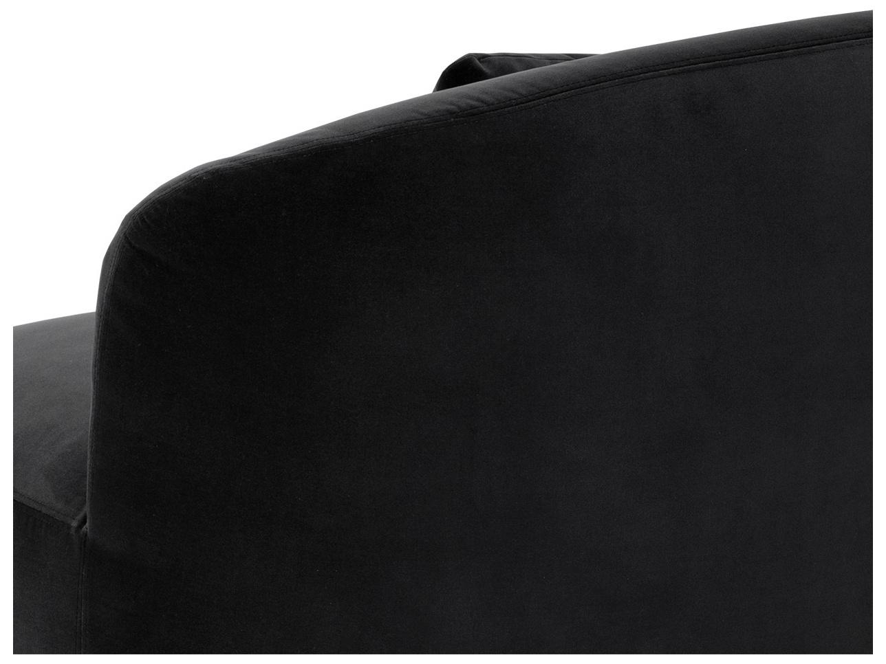 Sunpan Soraya Black Upholstered Sofa