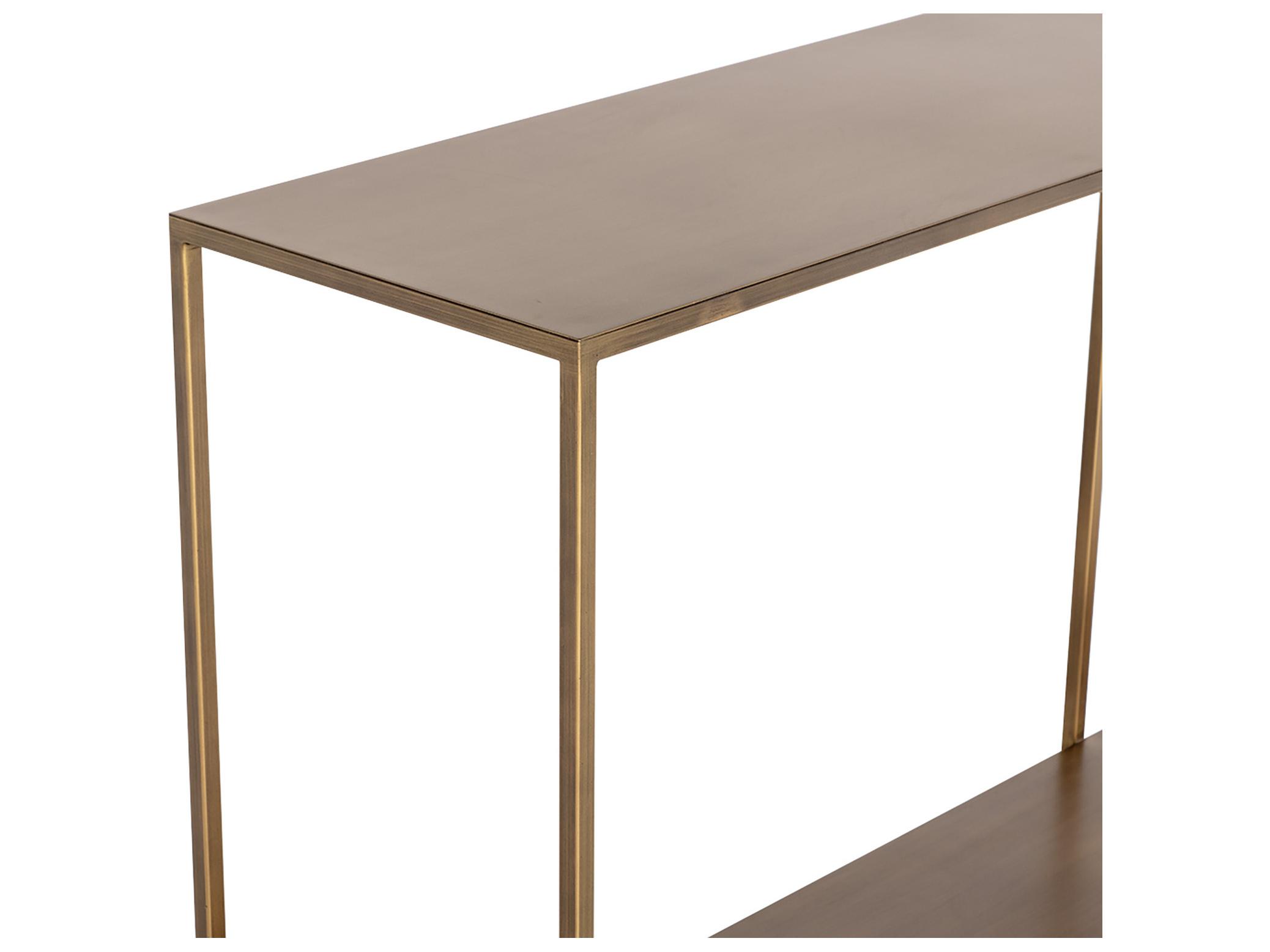 Sunpan Eiffel Rectangular Metal Console Table