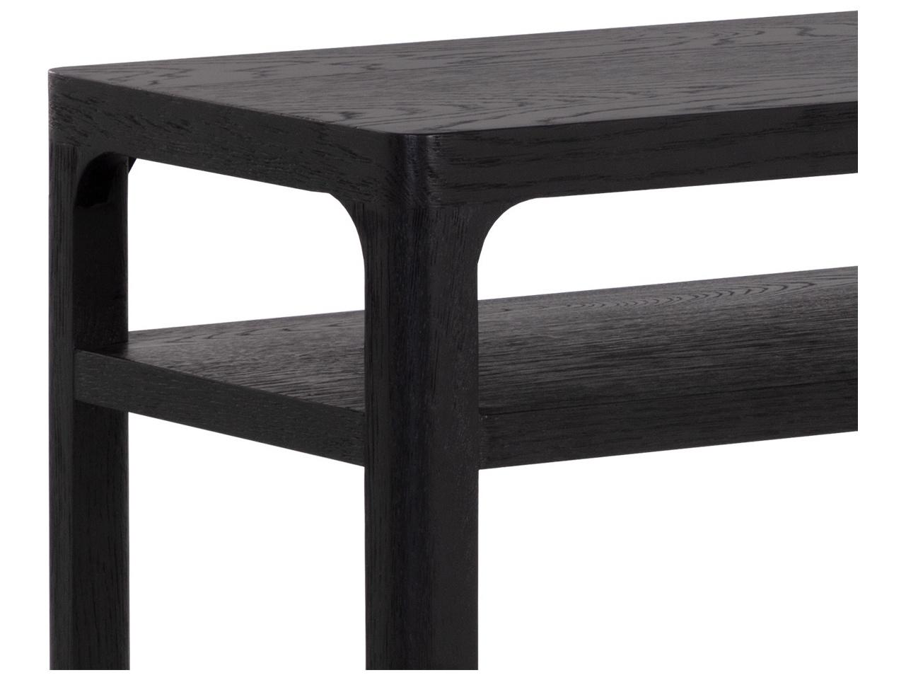 Sunpan Doncaster Rectangular Wood Black Console Table